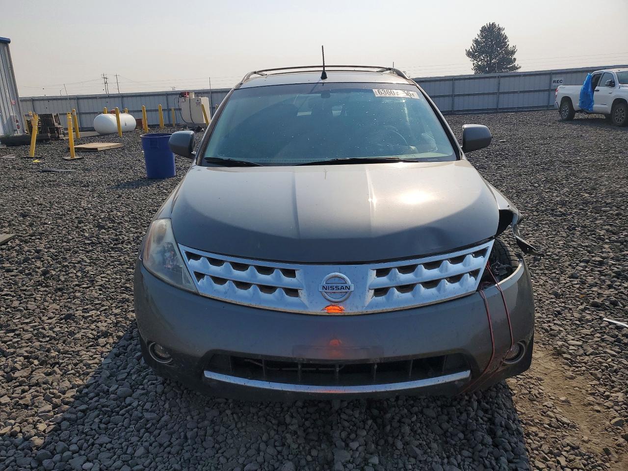 2007 Nissan Murano S Gray vin: JN8AZ08W97W667339