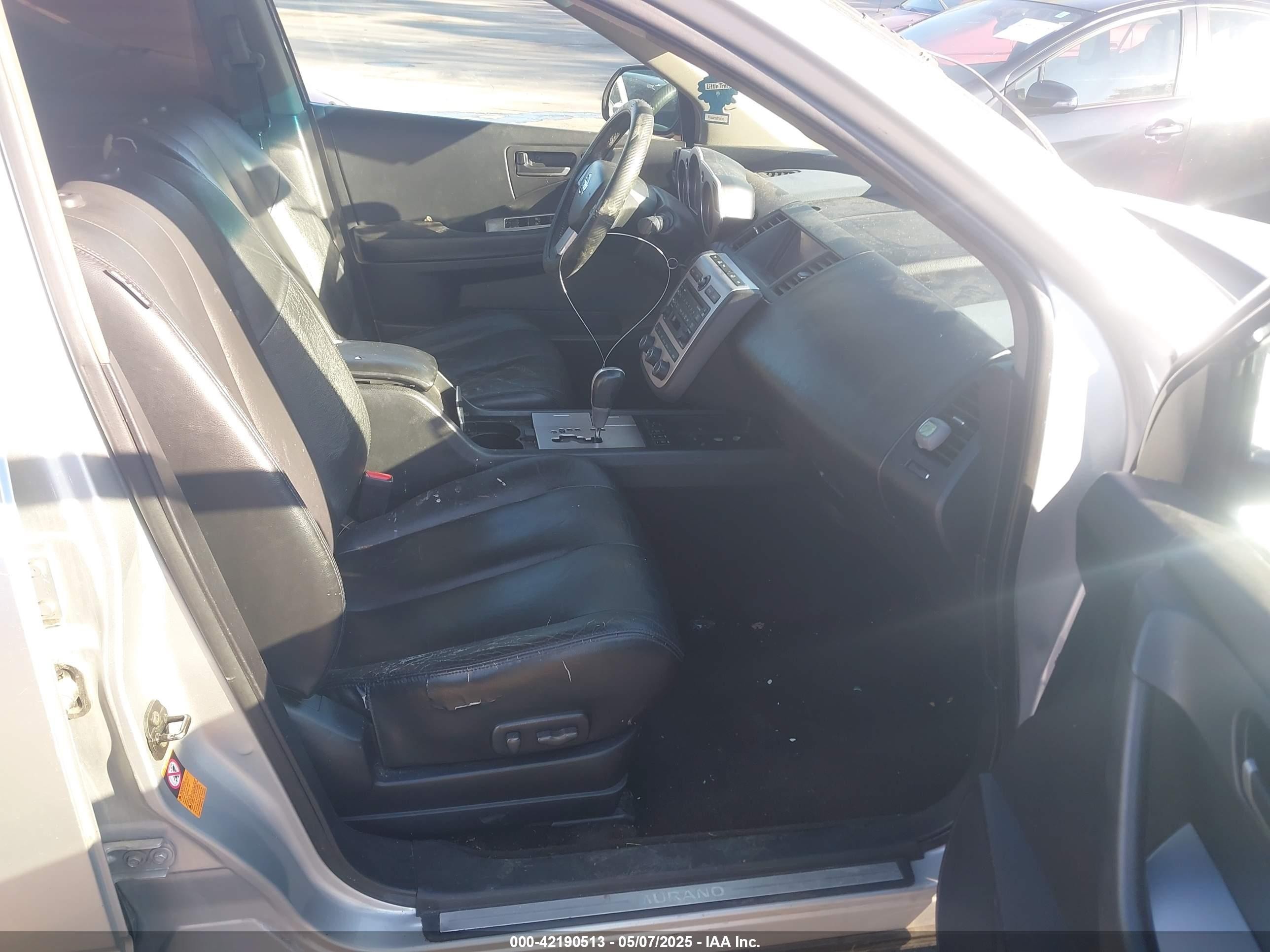 2003 Nissan Murano Sl Серебряный vin: JN8AZ08WX3W204829