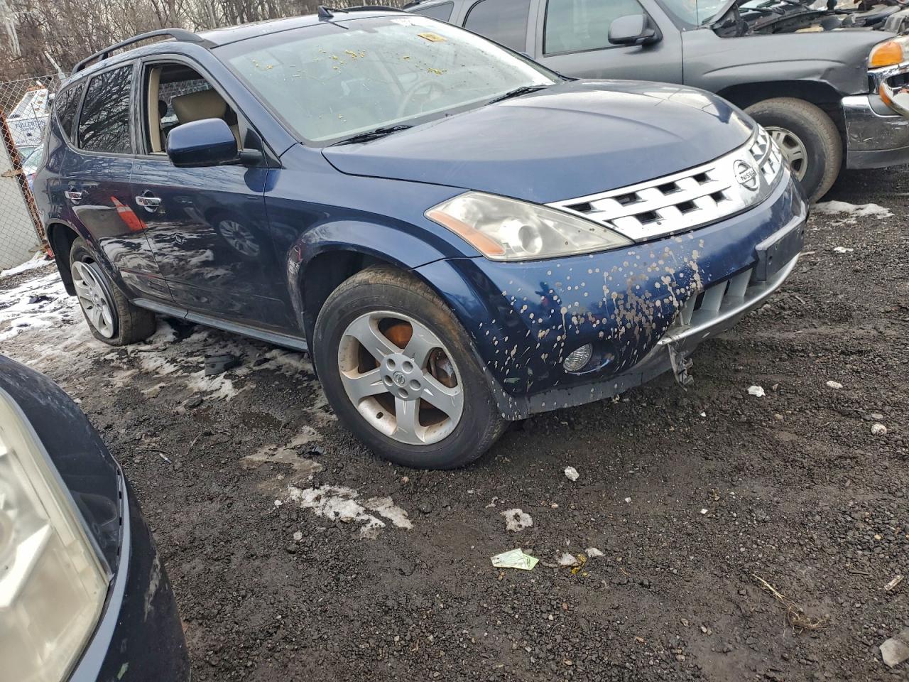 2003 Nissan Murano Sl Синий vin: JN8AZ08WX3W208461