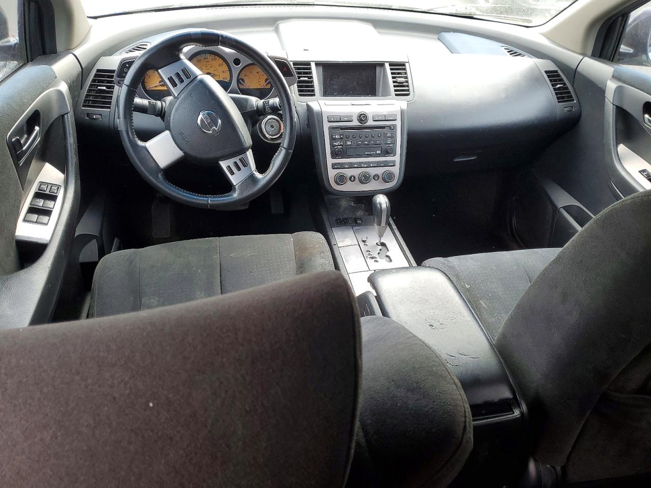 2005 Nissan Murano S Silver vin: JN8AZ08WX5W433790