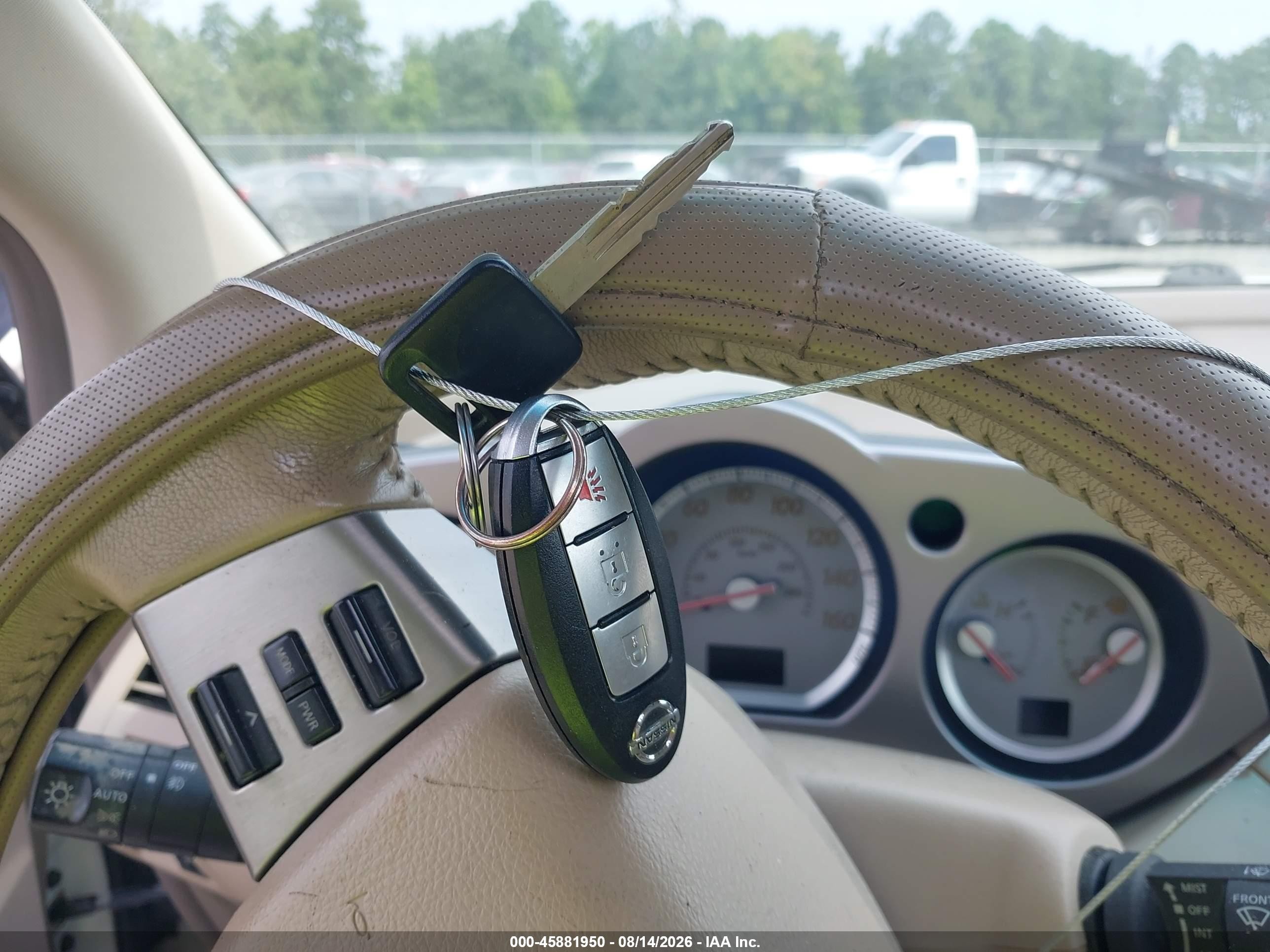 2007 Nissan Murano Sl White vin: JN8AZ08WX7W662943