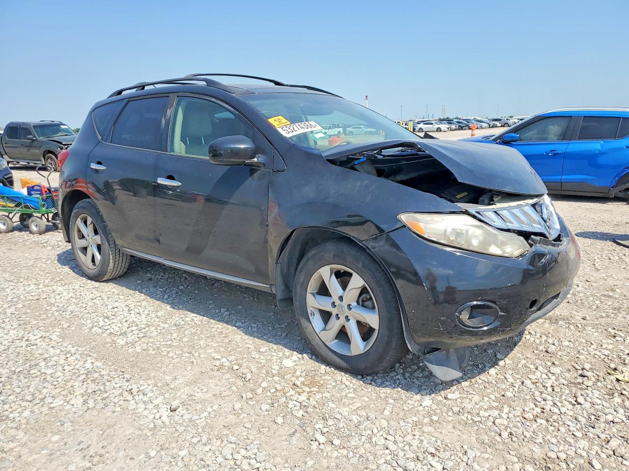 2009 Nissan Murano S Черный vin: JN8AZ18U09W008945
