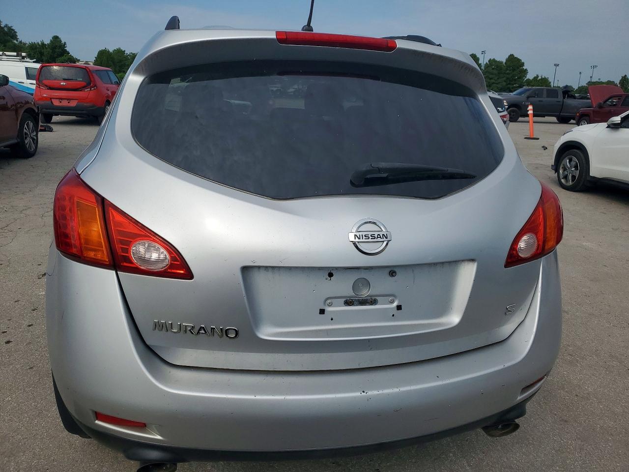 2009 Nissan Murano S Silver vin: JN8AZ18U19W019565