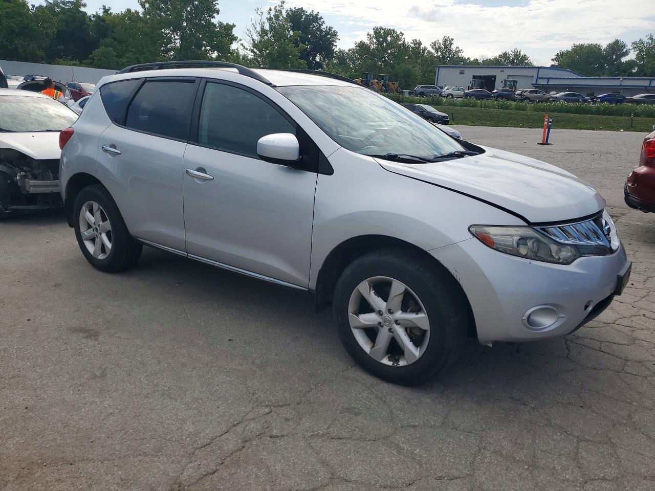 2009 Nissan Murano S Silver vin: JN8AZ18U19W019565