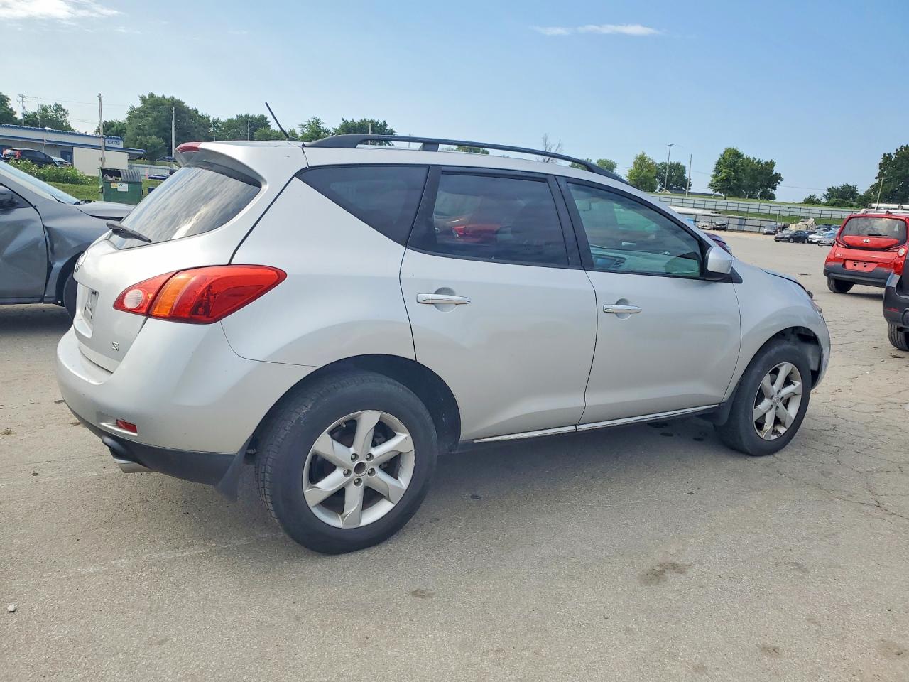 2009 Nissan Murano S Silver vin: JN8AZ18U19W019565