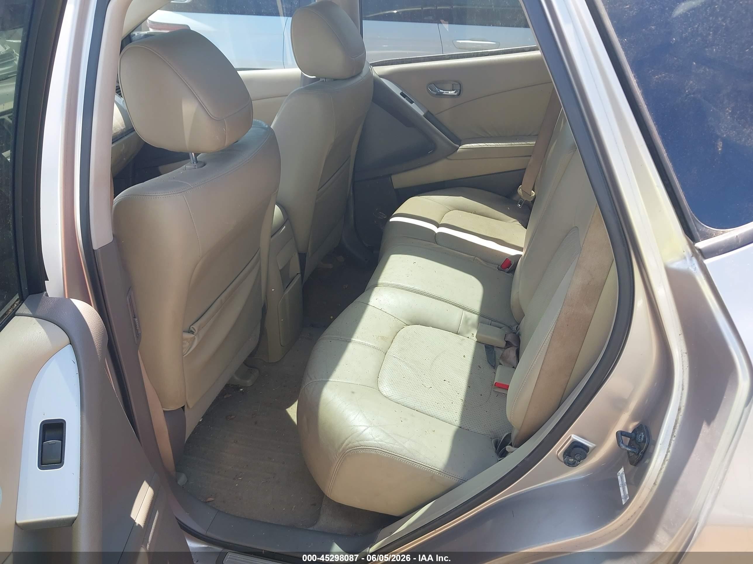 2009 Nissan Murano Sl Золотой vin: JN8AZ18U19W024149