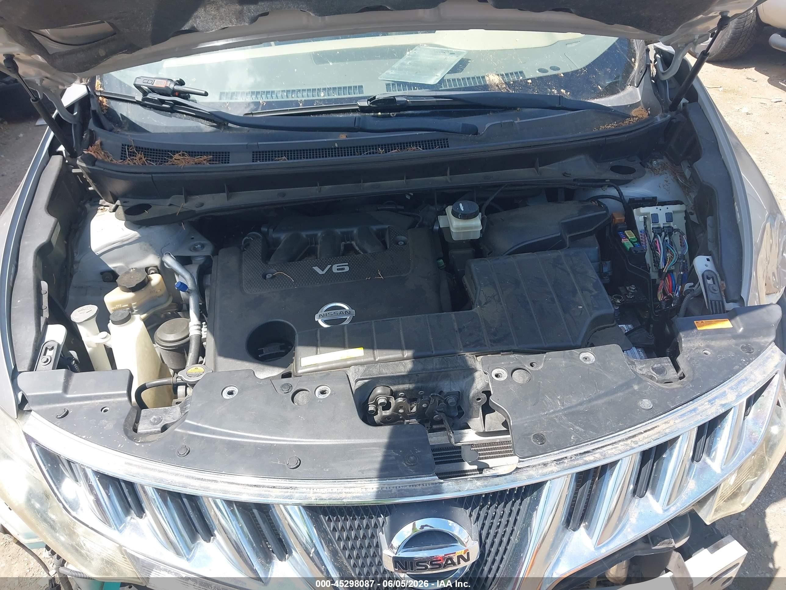 2009 Nissan Murano Sl Золотой vin: JN8AZ18U19W024149