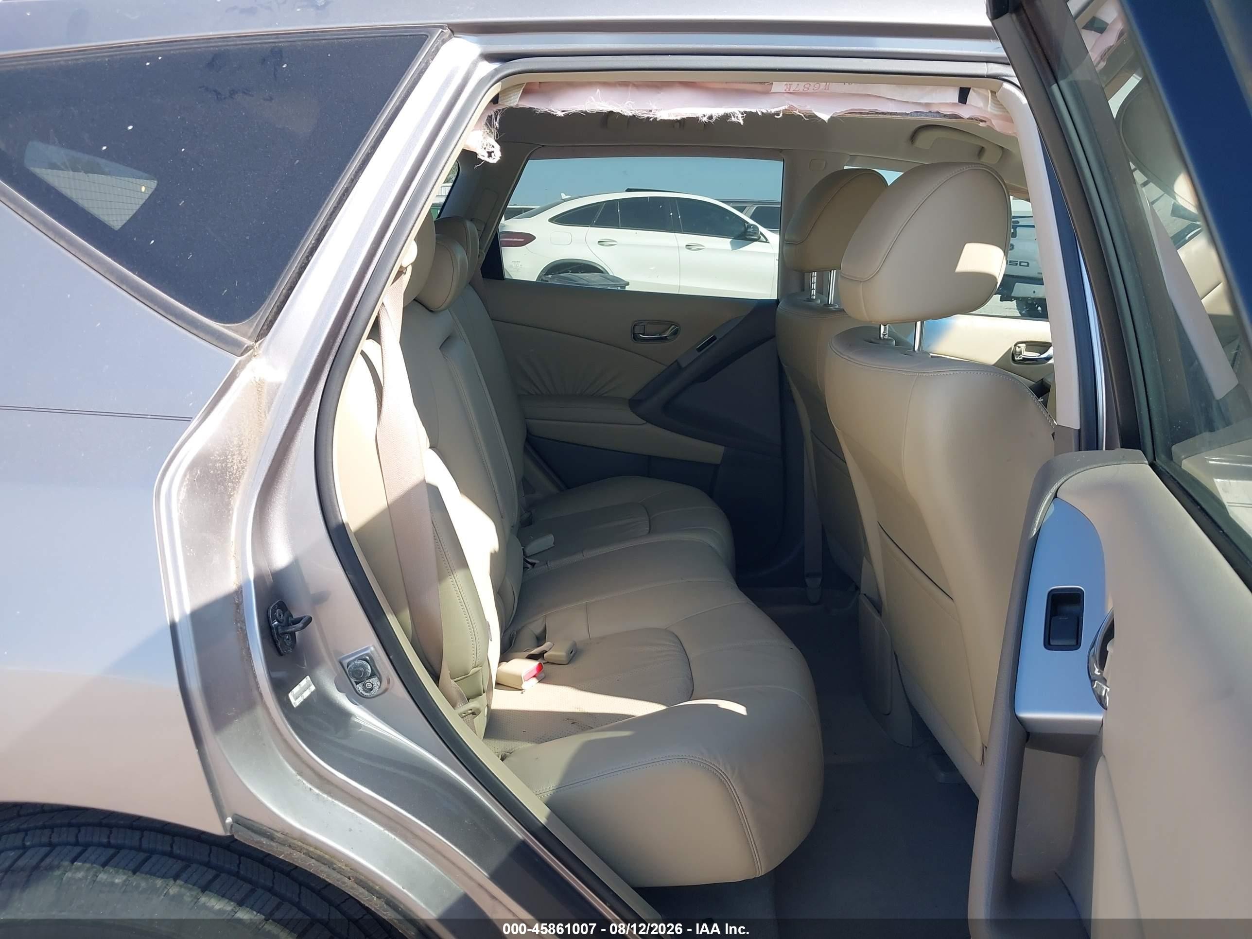 2009 Nissan Murano Sl Brown vin: JN8AZ18U29W026069