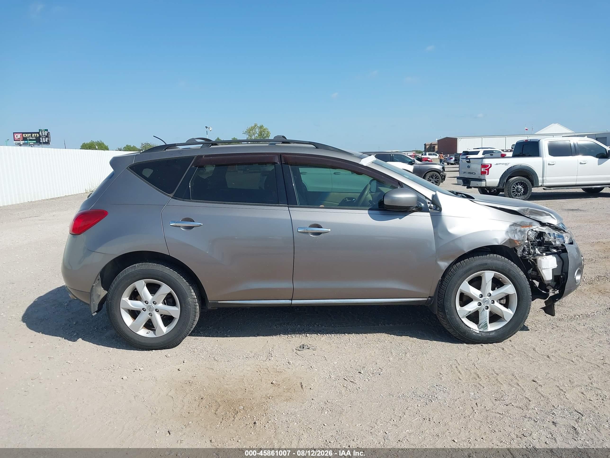 2009 Nissan Murano Sl Brown vin: JN8AZ18U29W026069