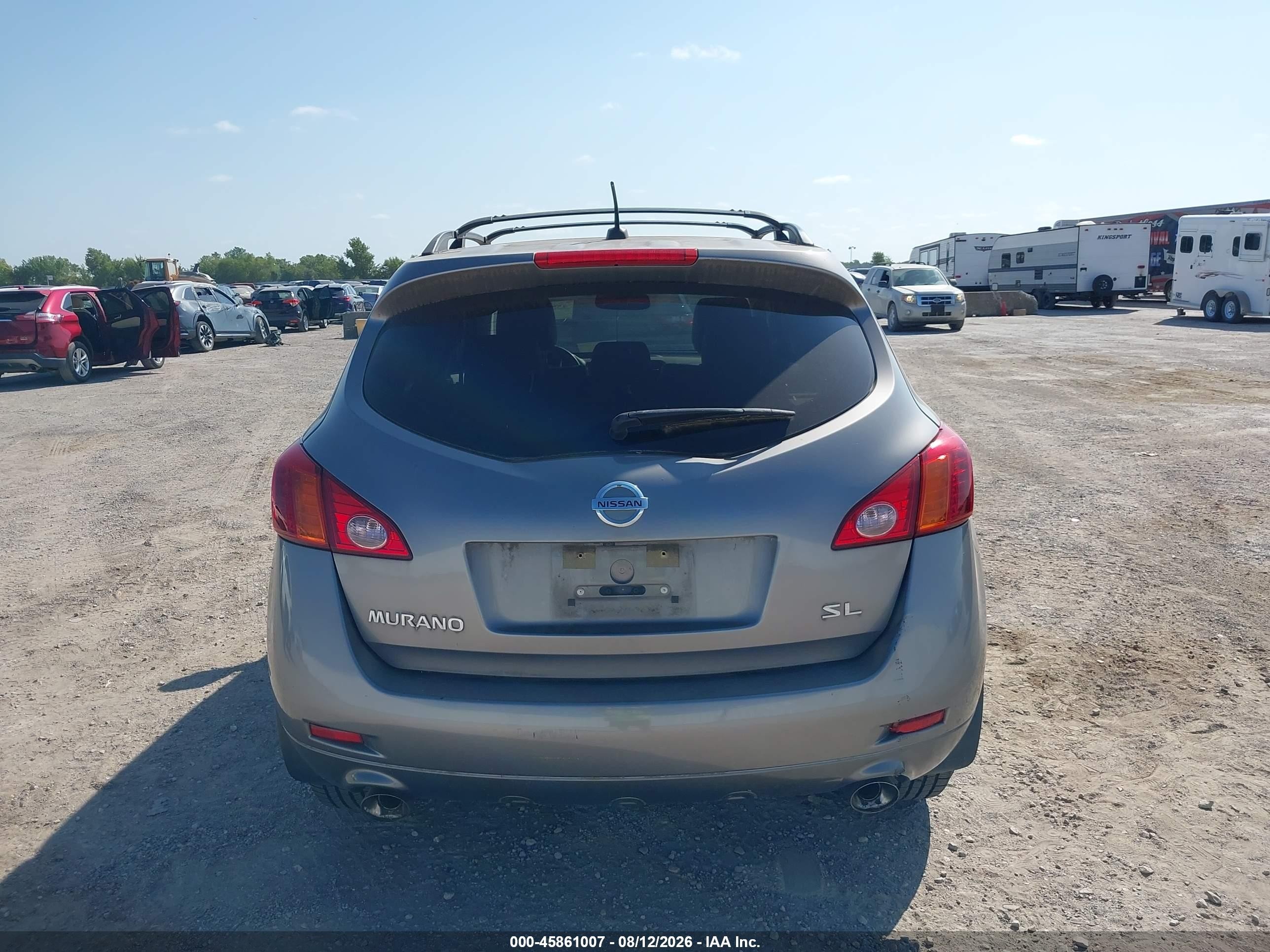 2009 Nissan Murano Sl Brown vin: JN8AZ18U29W026069
