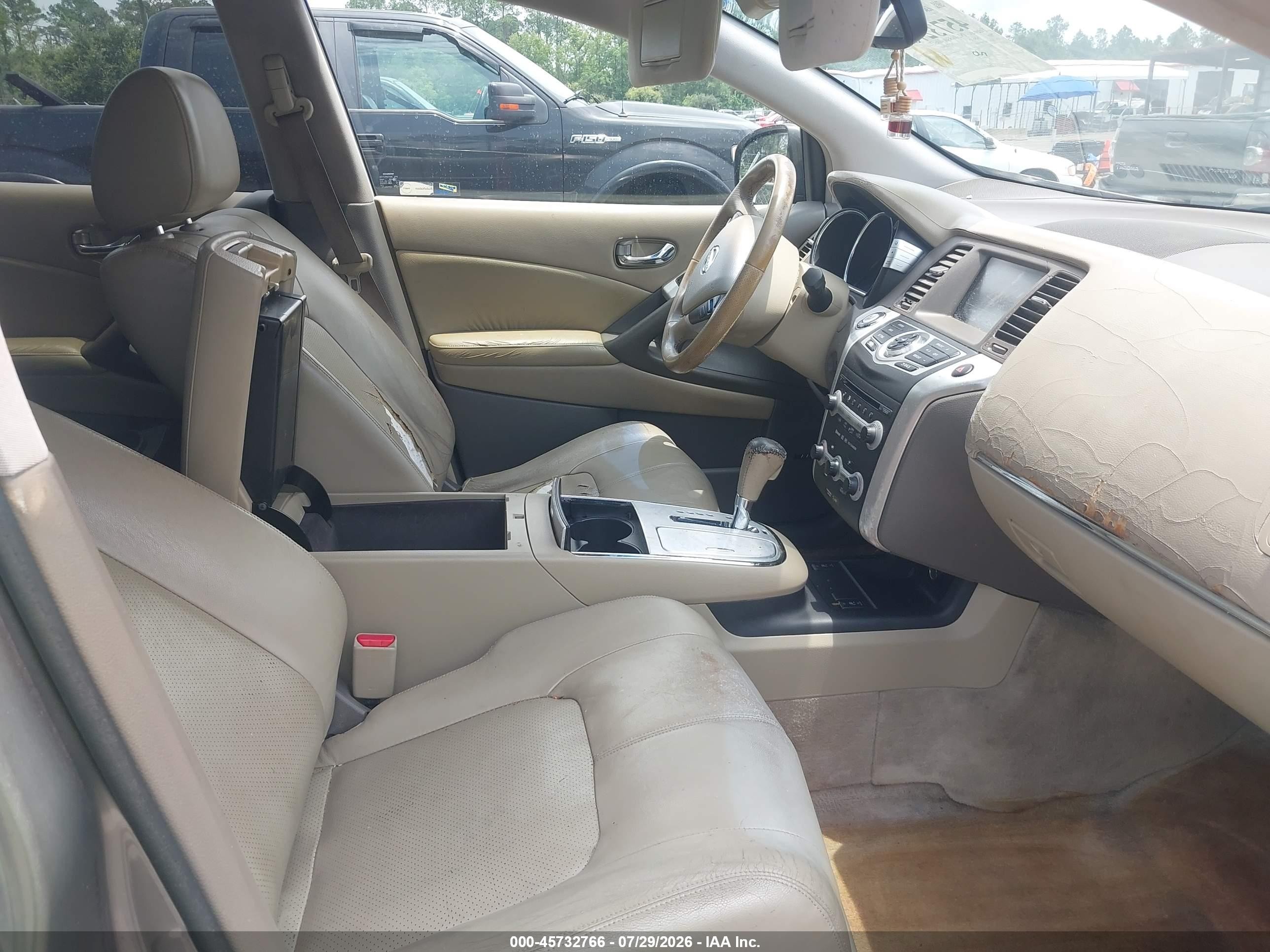 2009 Nissan Murano Sl Champagne vin: JN8AZ18U29W104804