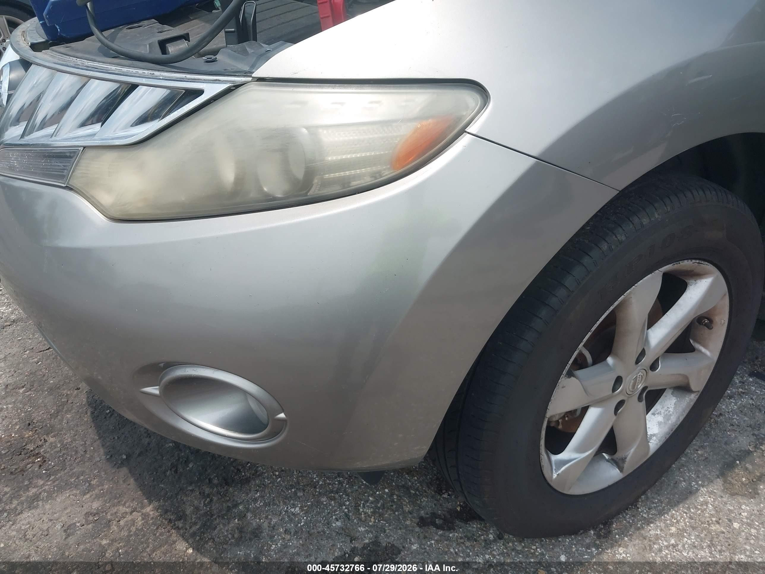 2009 Nissan Murano Sl Champagne vin: JN8AZ18U29W104804