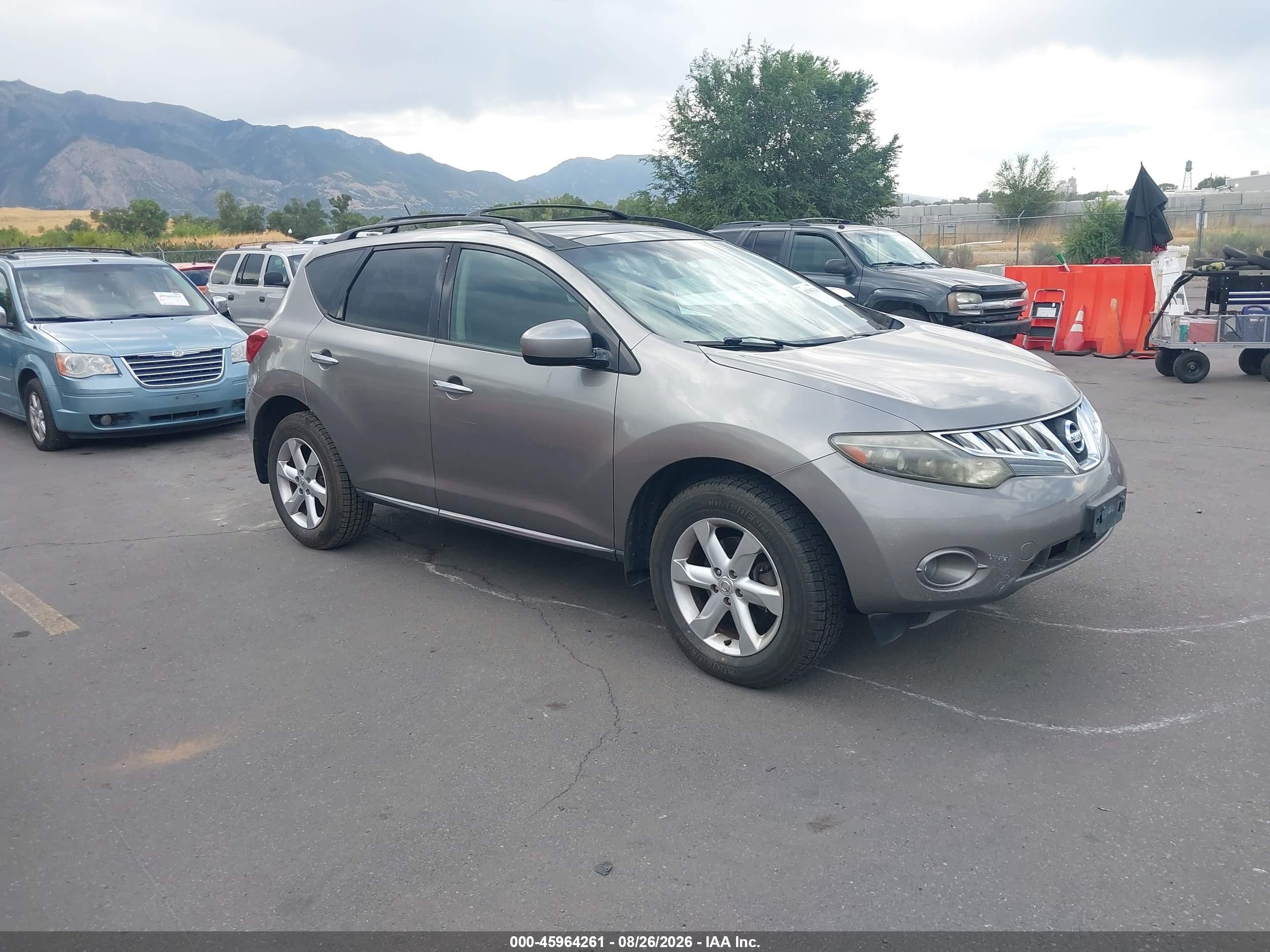 2009 Nissan Murano Sl Серый vin: JN8AZ18U39W002332