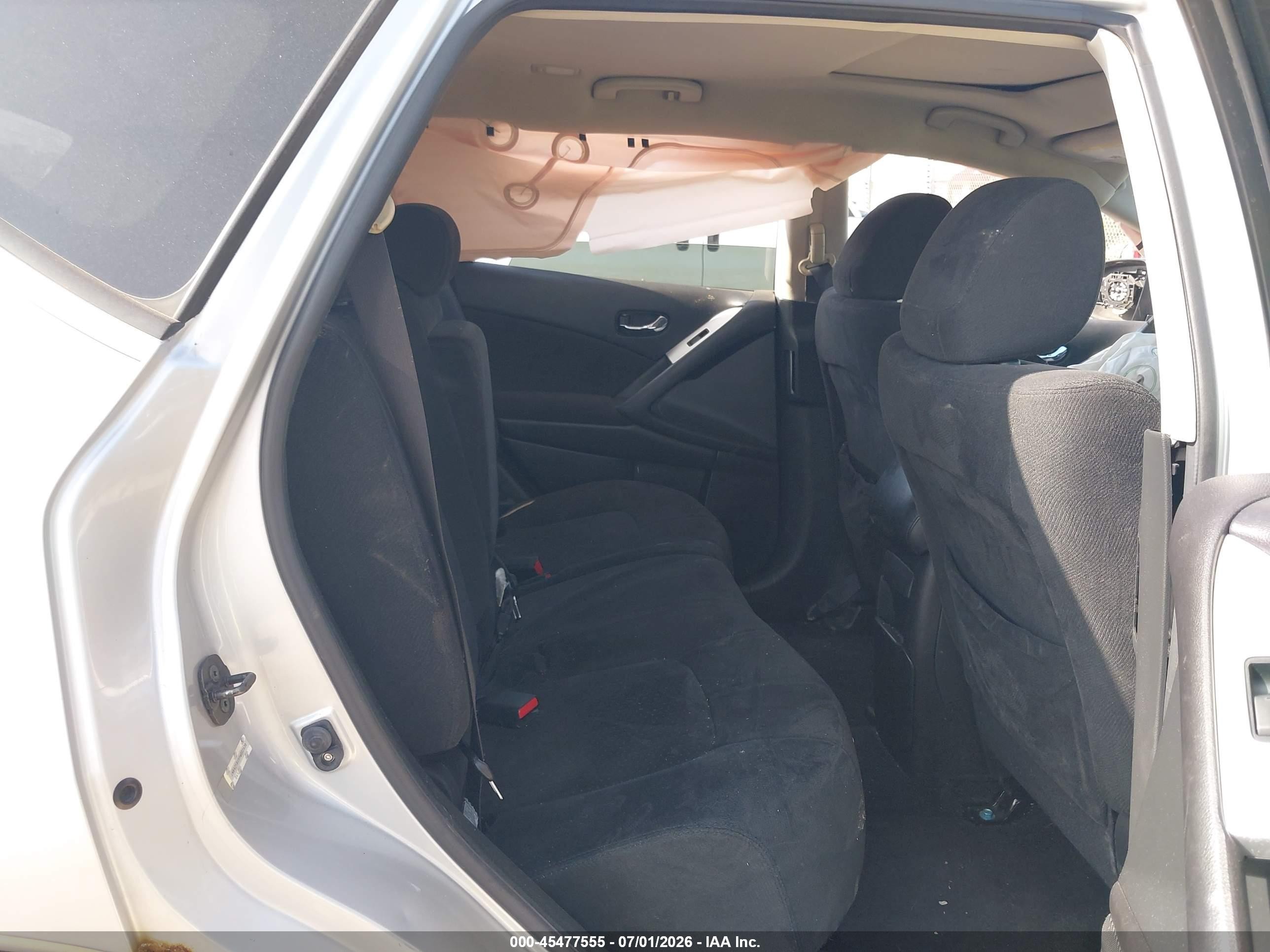 2009 Nissan Murano Sl Silver vin: JN8AZ18U59W002638