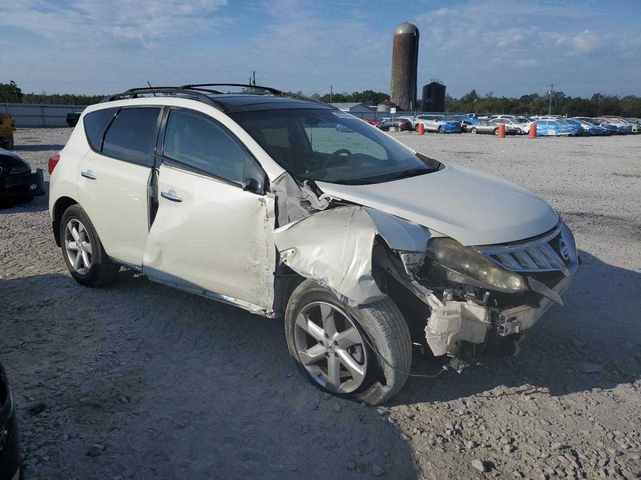 2009 Nissan Murano S Белый vin: JN8AZ18U69W008707