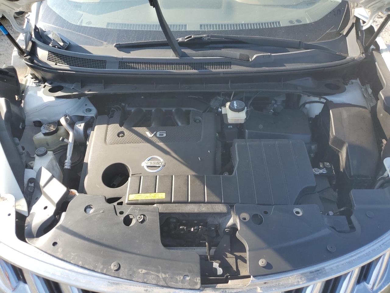 2009 Nissan Murano S Белый vin: JN8AZ18U69W008707