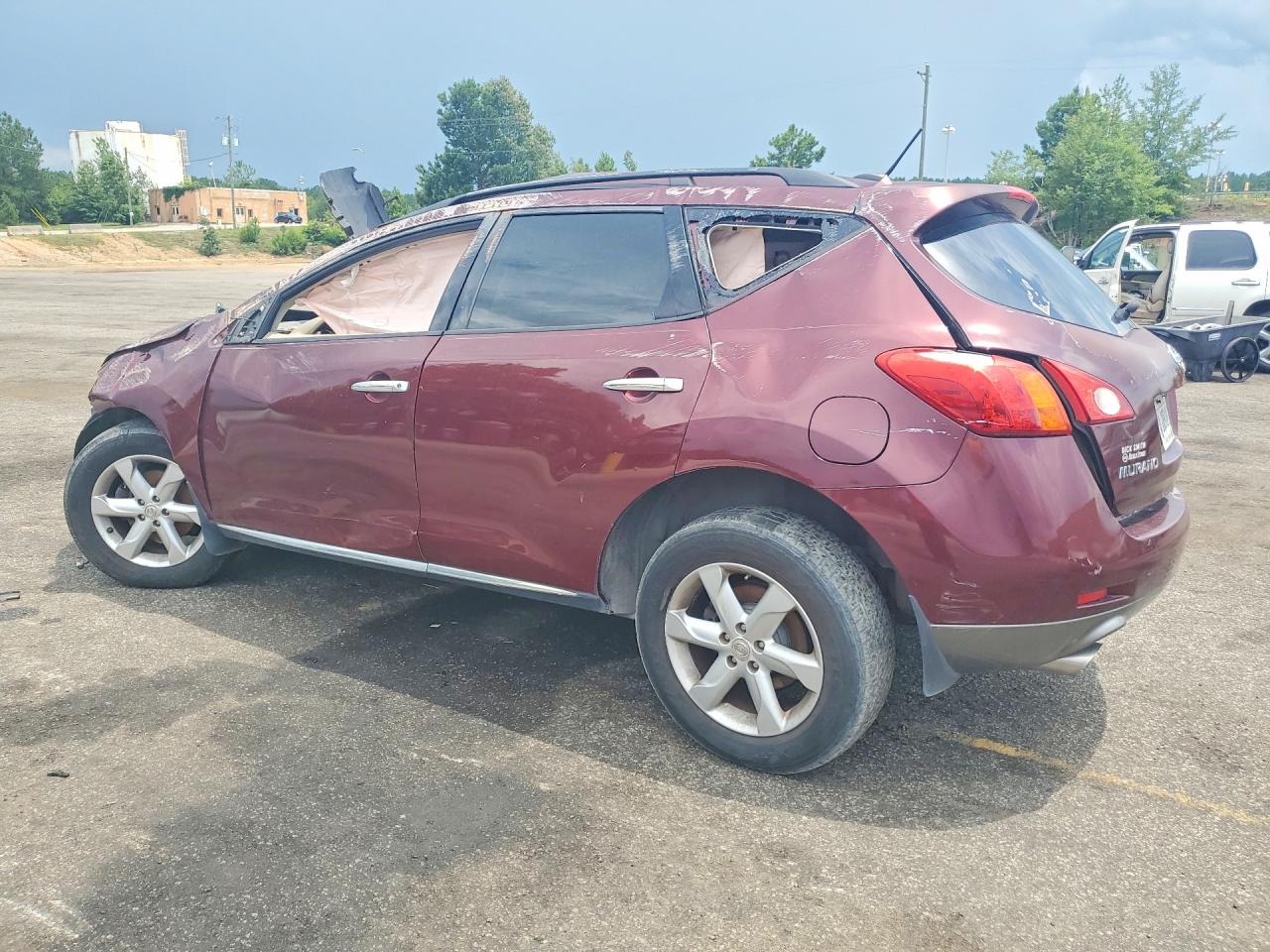 2009 Nissan Murano S Burgundy vin: JN8AZ18U79W008831