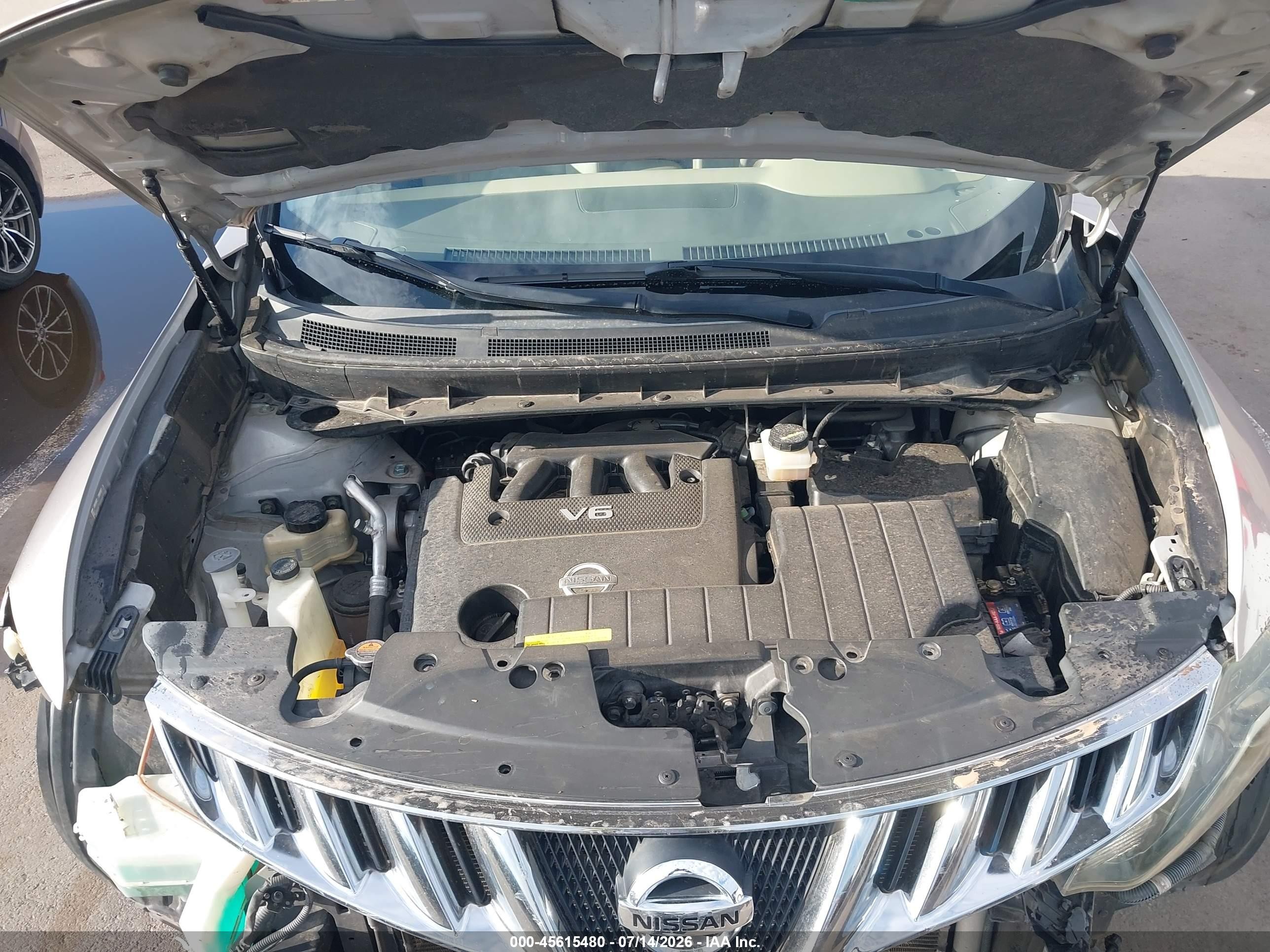 2009 Nissan Murano Sl Бежевый vin: JN8AZ18U79W020140