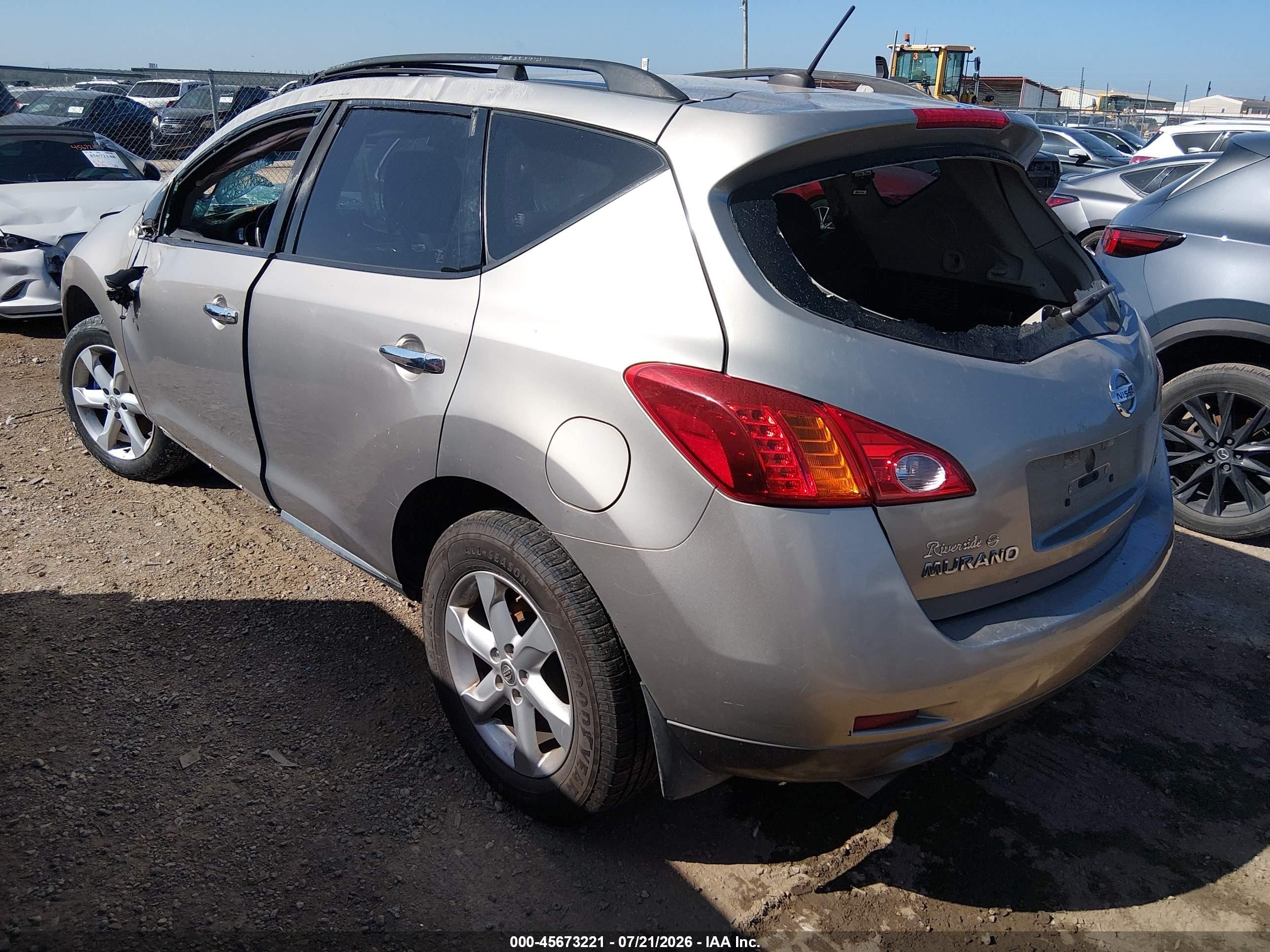 2009 Nissan Murano Sl Beige vin: JN8AZ18U79W026388