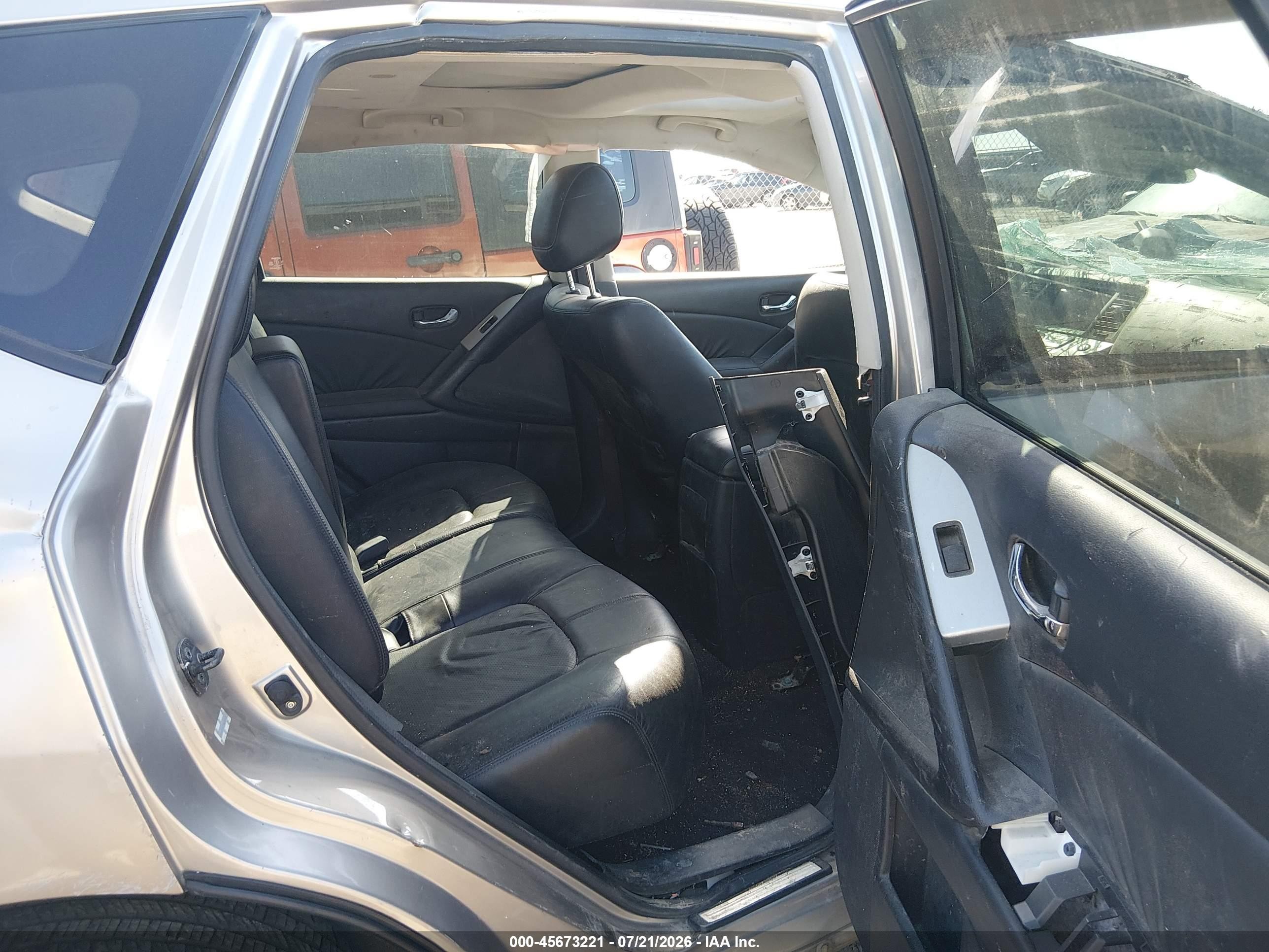 2009 Nissan Murano Sl Beige vin: JN8AZ18U79W026388