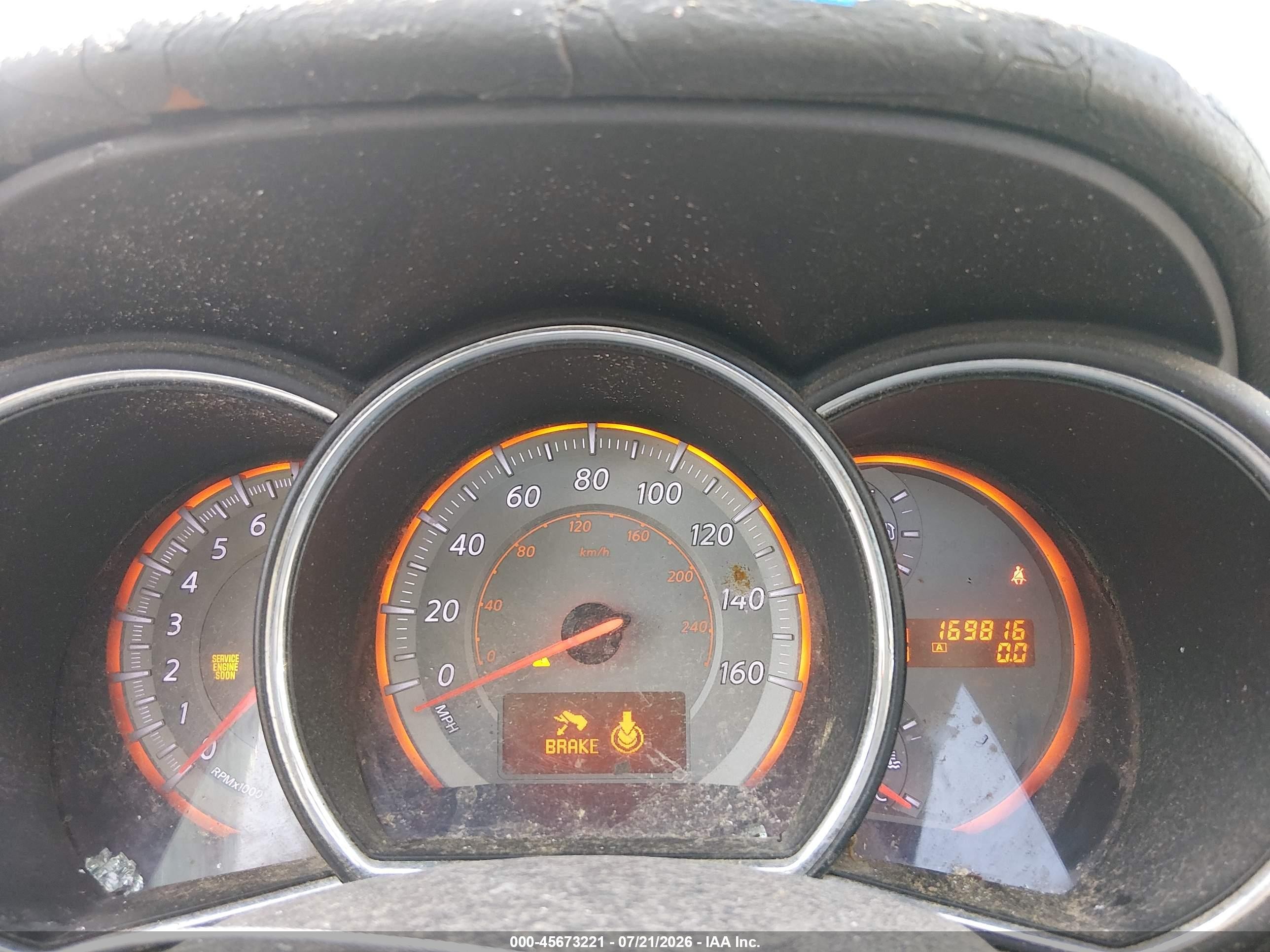 2009 Nissan Murano Sl Beige vin: JN8AZ18U79W026388