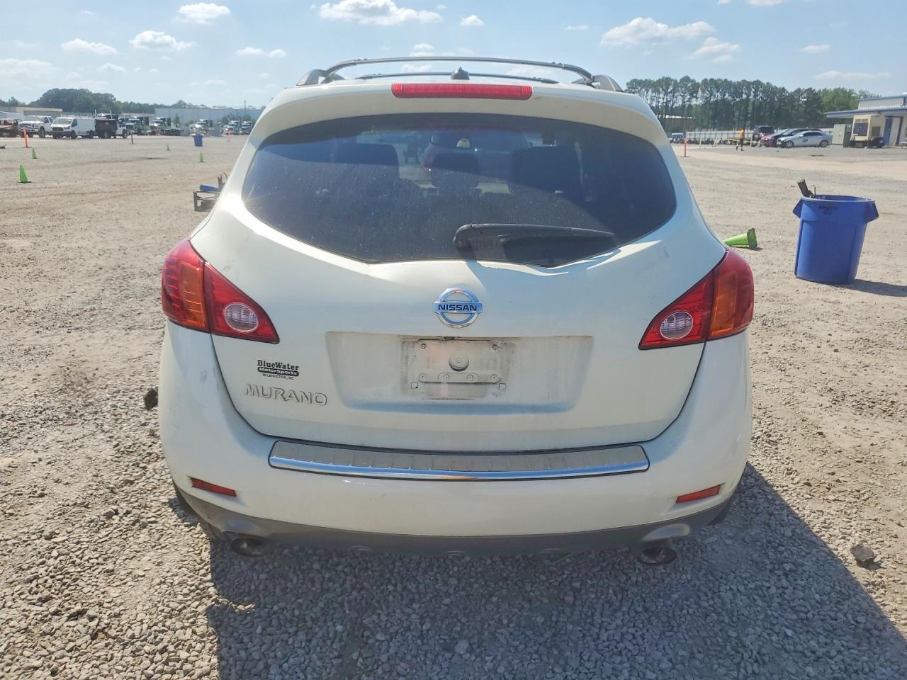 2009 Nissan Murano S White vin: JN8AZ18U89W024357