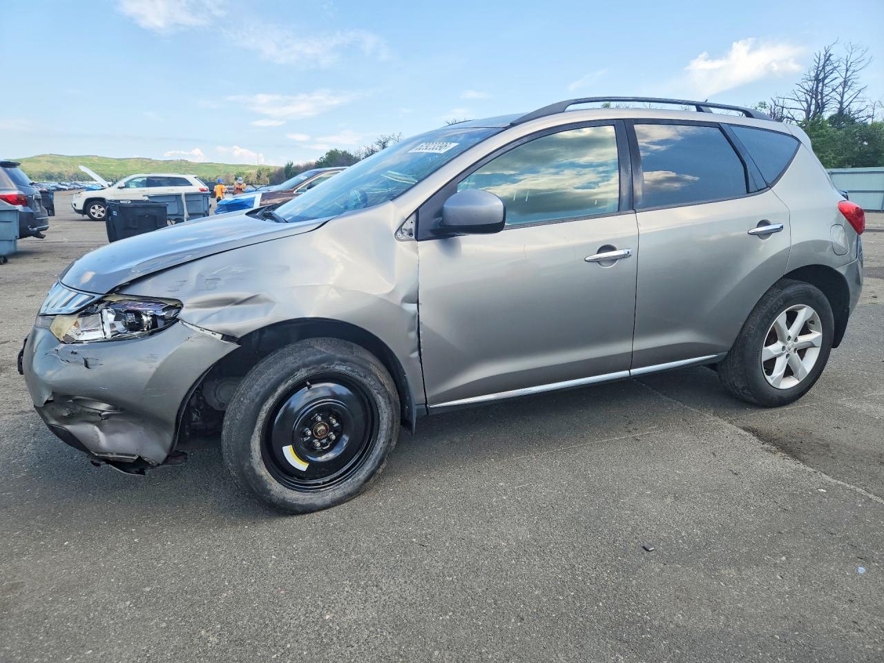 2009 Nissan Murano S Silver vin: JN8AZ18U99W004389