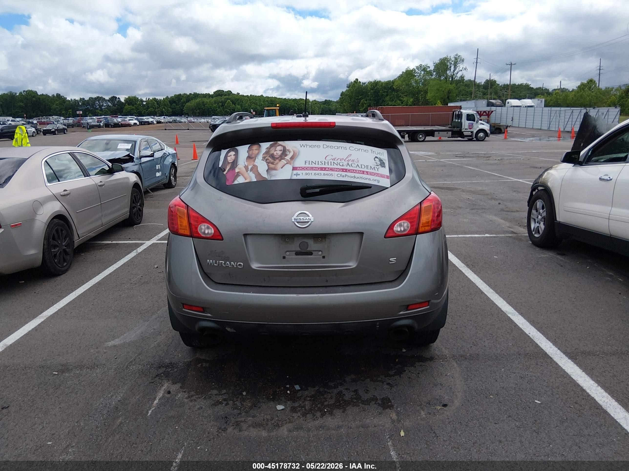 2009 Nissan Murano S Beige vin: JN8AZ18U99W016008