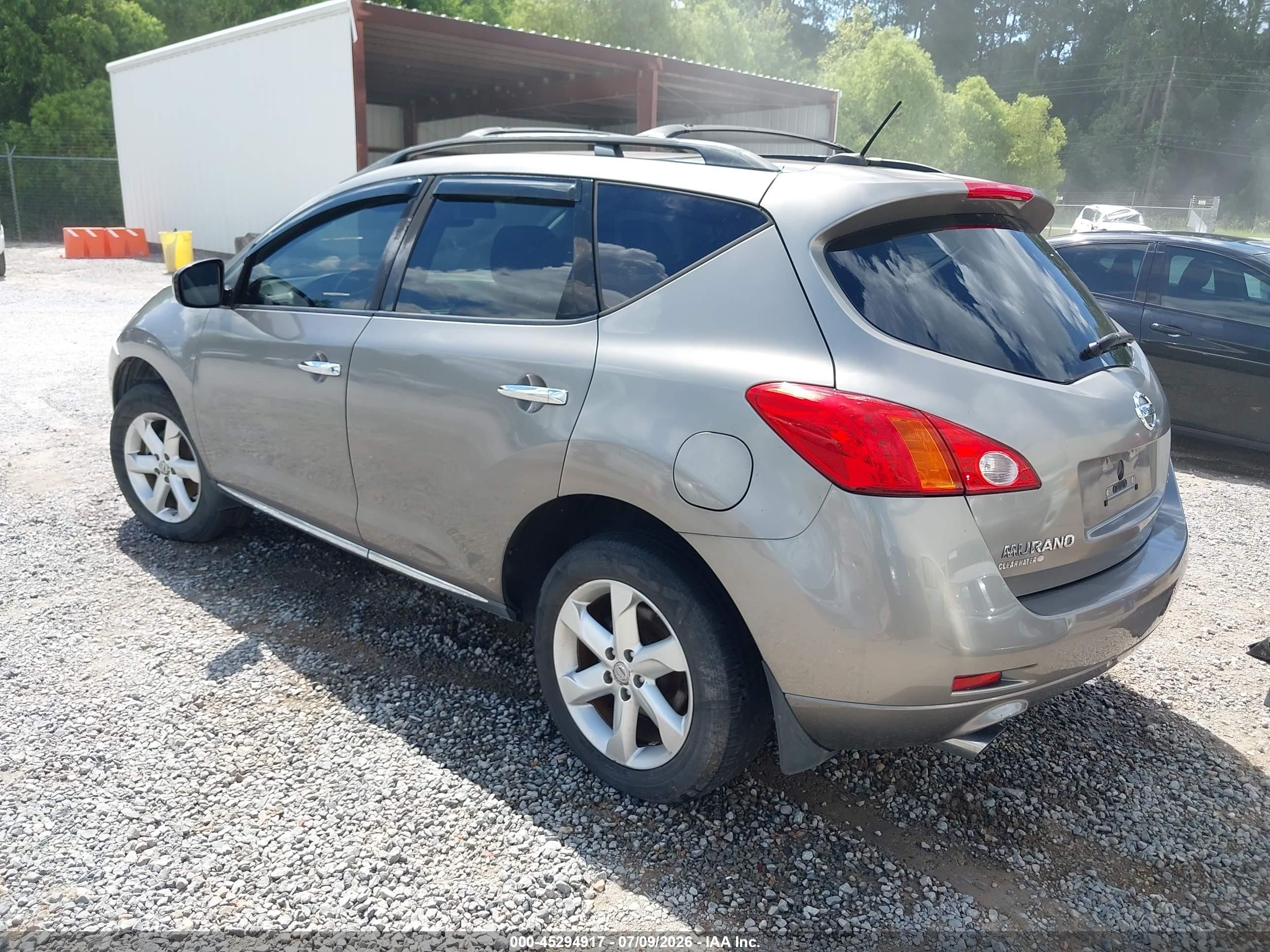 2009 Nissan Murano Sl Gray vin: JN8AZ18U99W020799