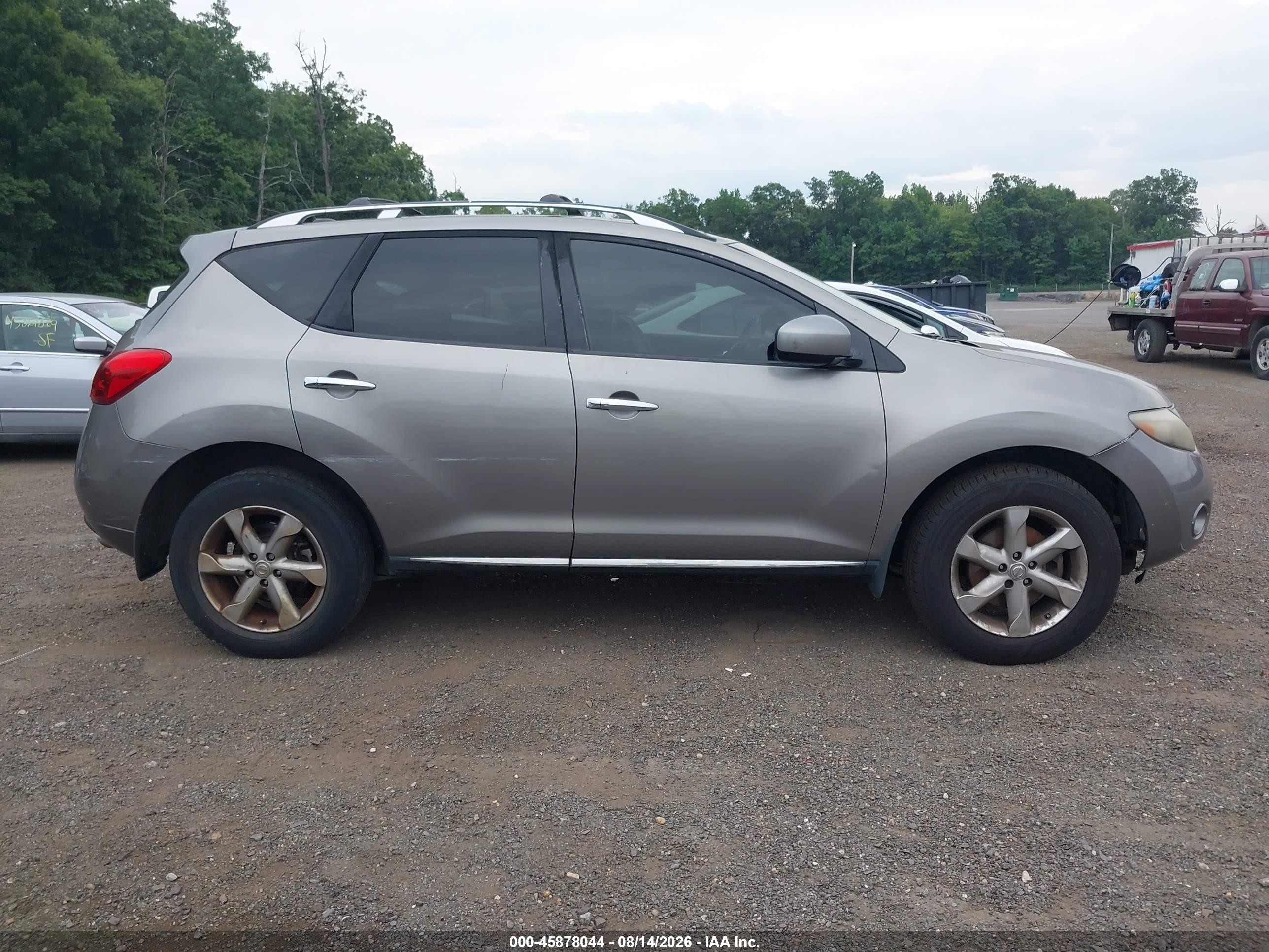 2009 Nissan Murano Sl Gray vin: JN8AZ18U99W106310