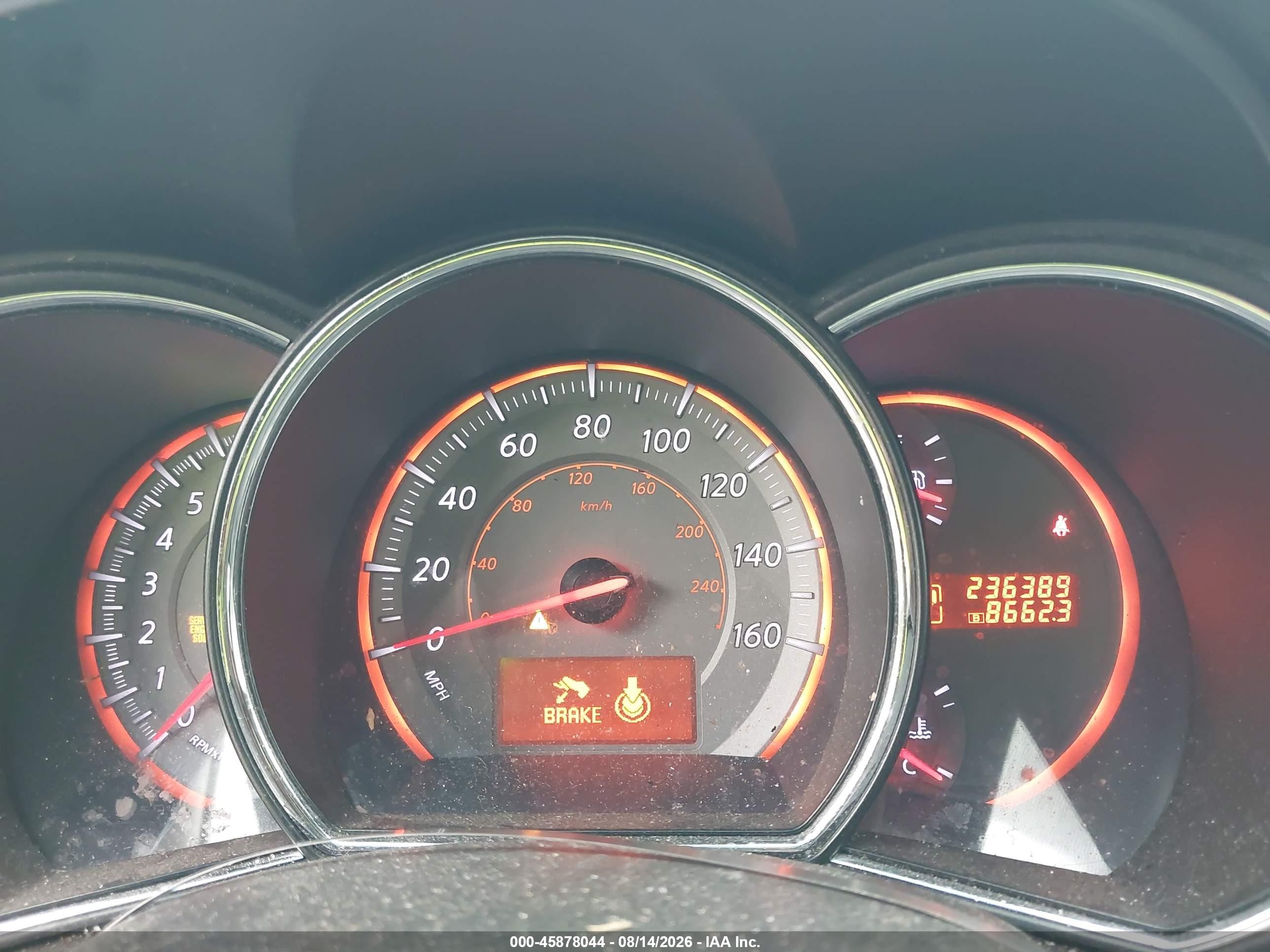 2009 Nissan Murano Sl Gray vin: JN8AZ18U99W106310