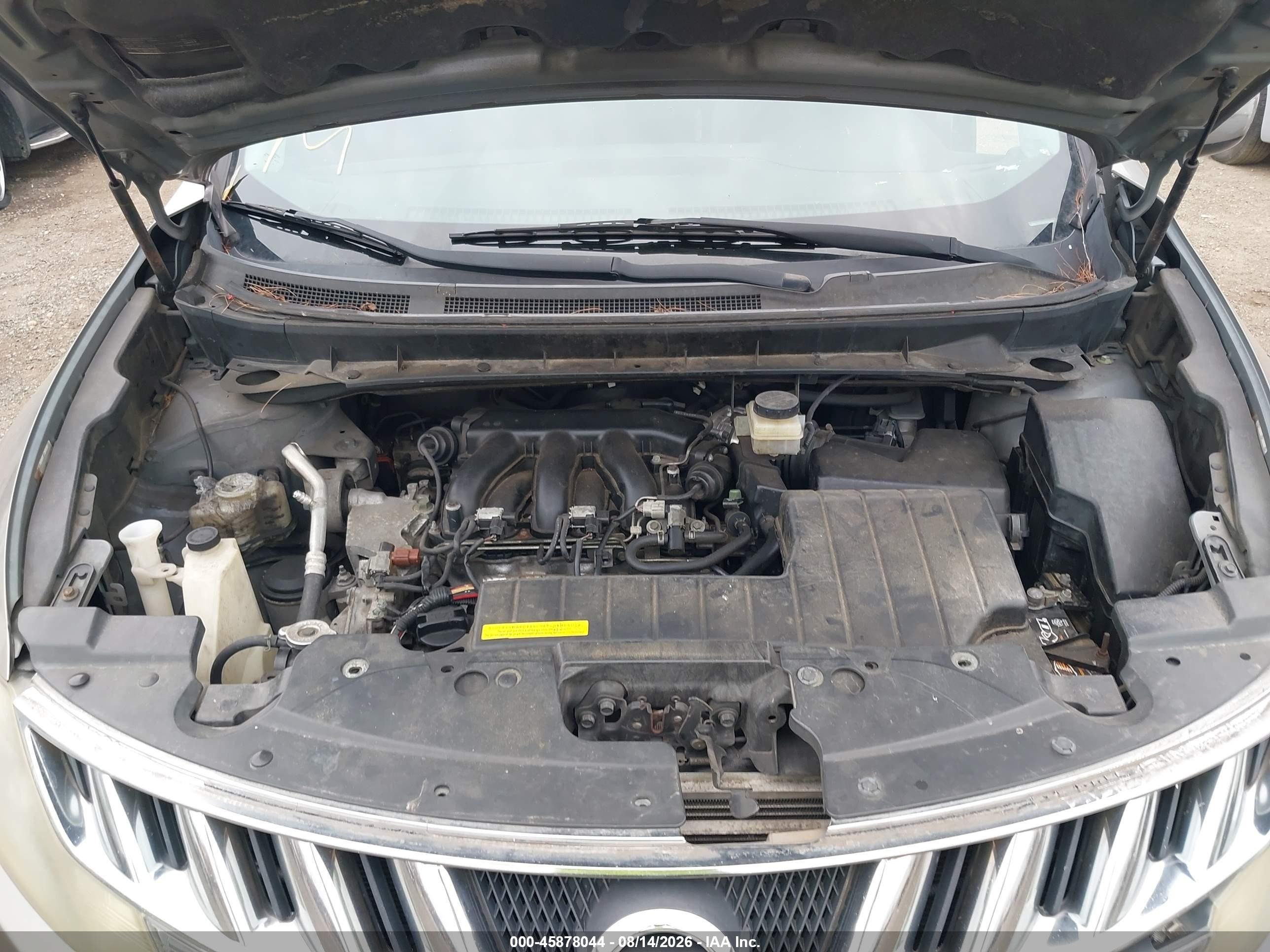 2009 Nissan Murano Sl Gray vin: JN8AZ18U99W106310