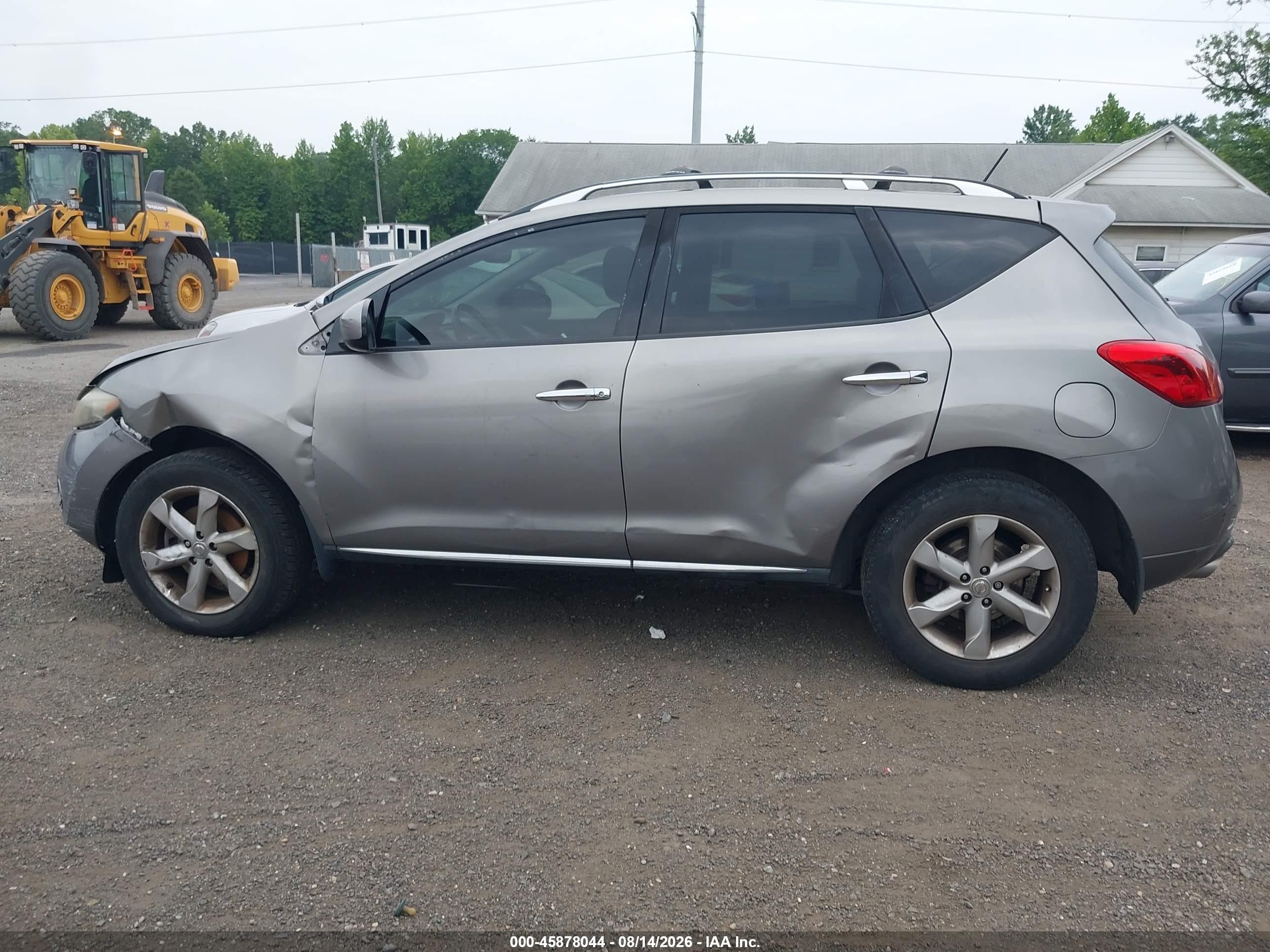 2009 Nissan Murano Sl Gray vin: JN8AZ18U99W106310