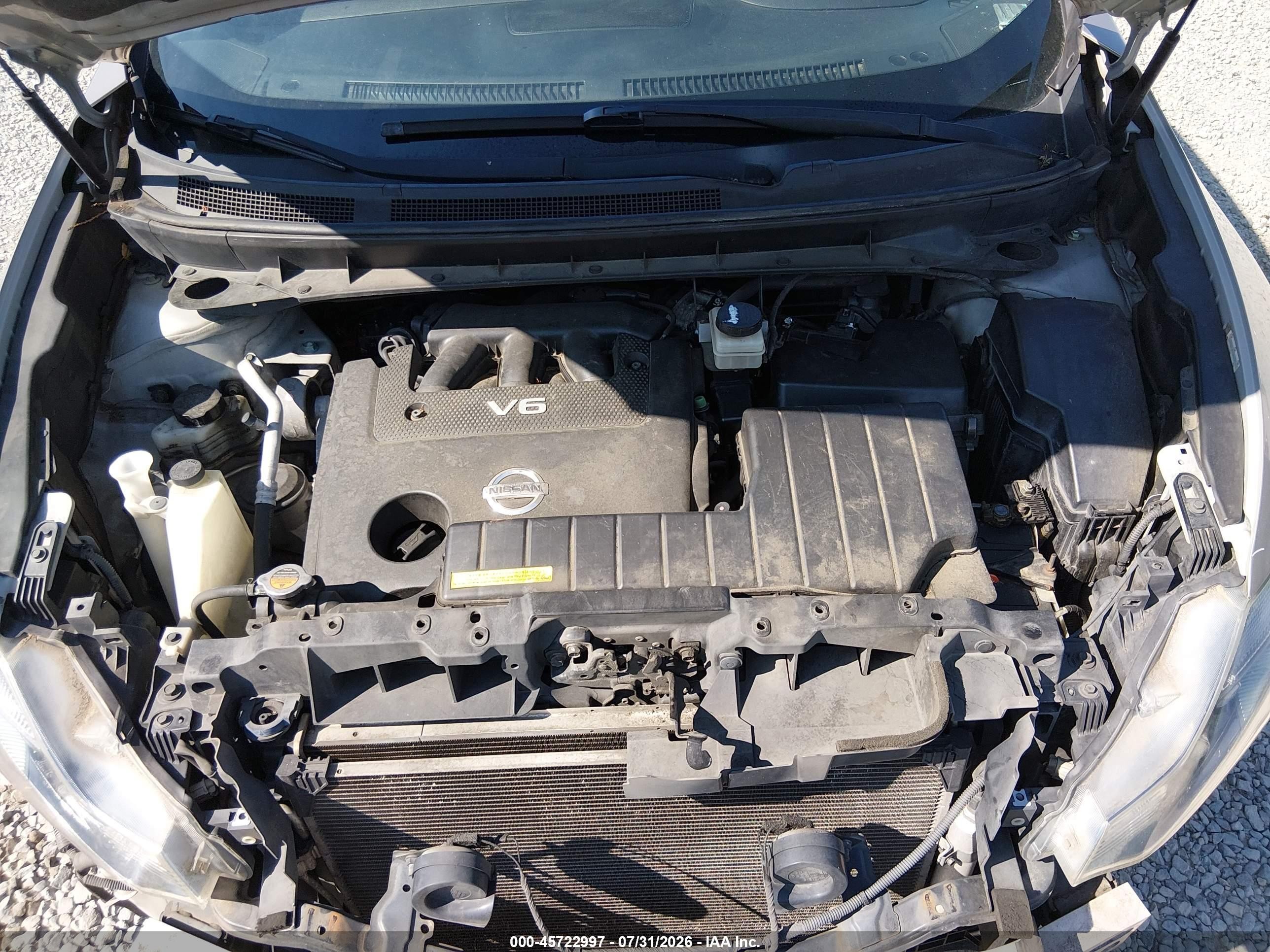 2009 Nissan Murano Sl Gold vin: JN8AZ18UX9W003400
