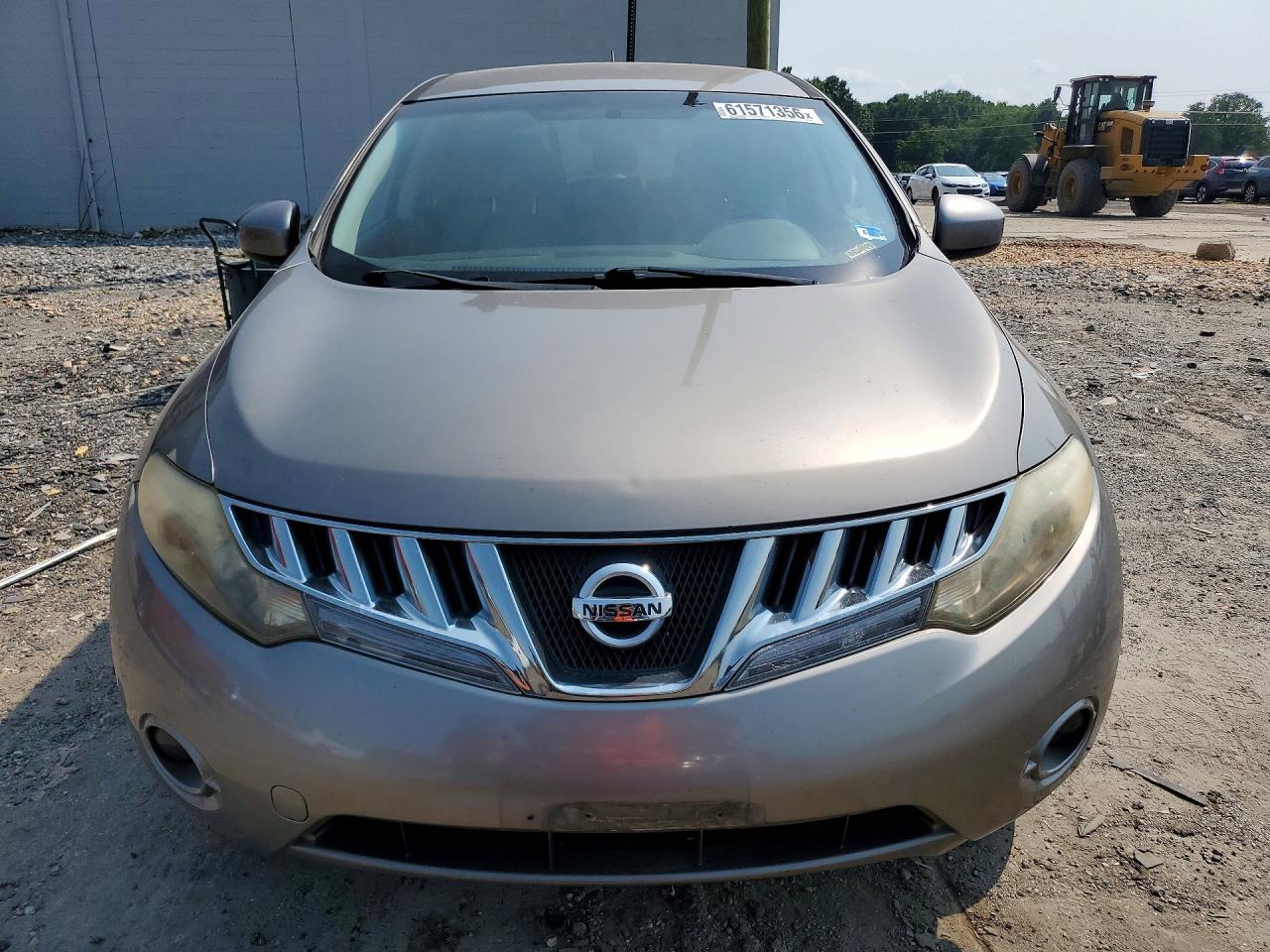 2009 Nissan Murano S Gray vin: JN8AZ18UX9W018060