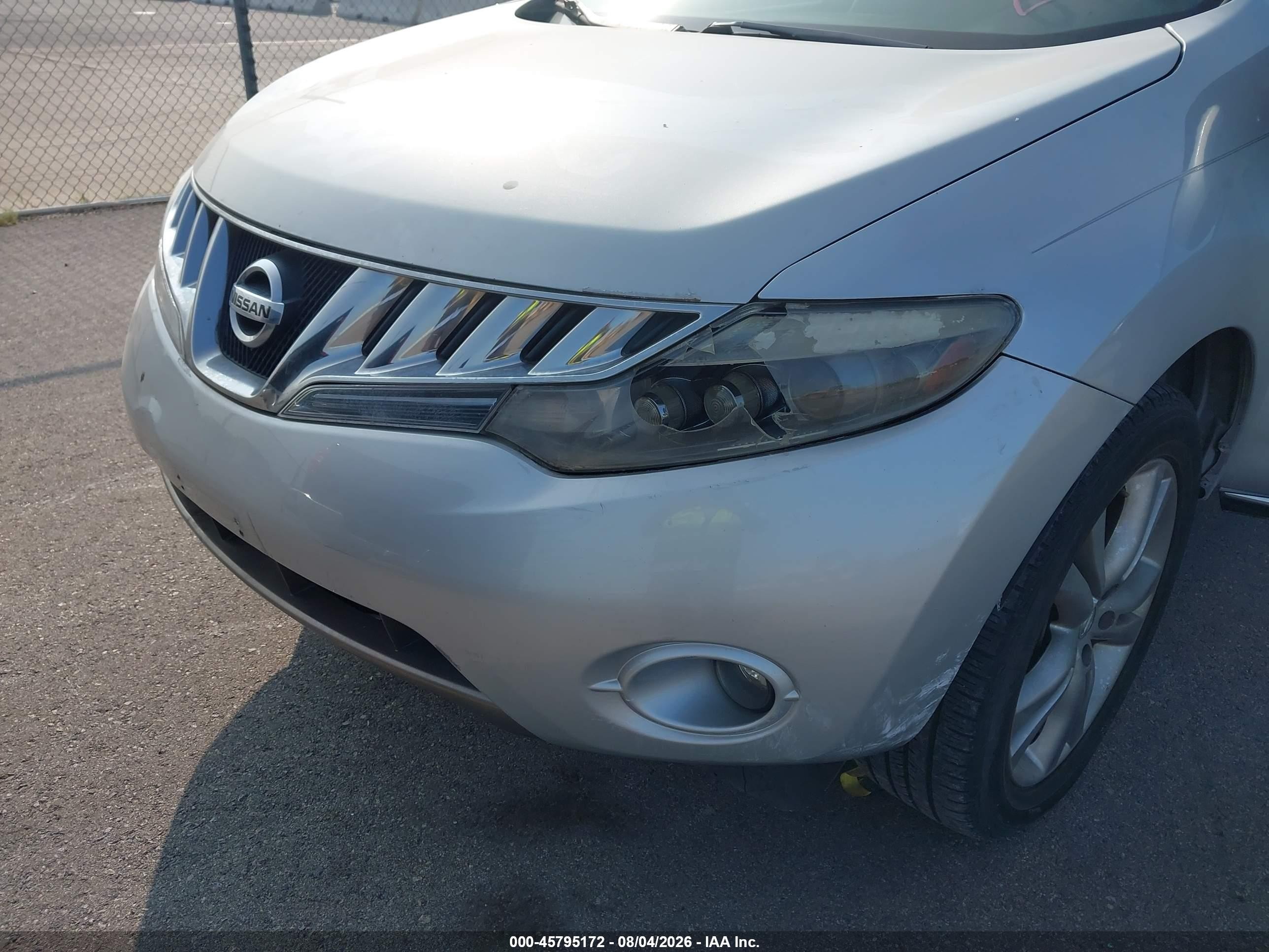 2009 Nissan Murano Le Gray vin: JN8AZ18W09W105337
