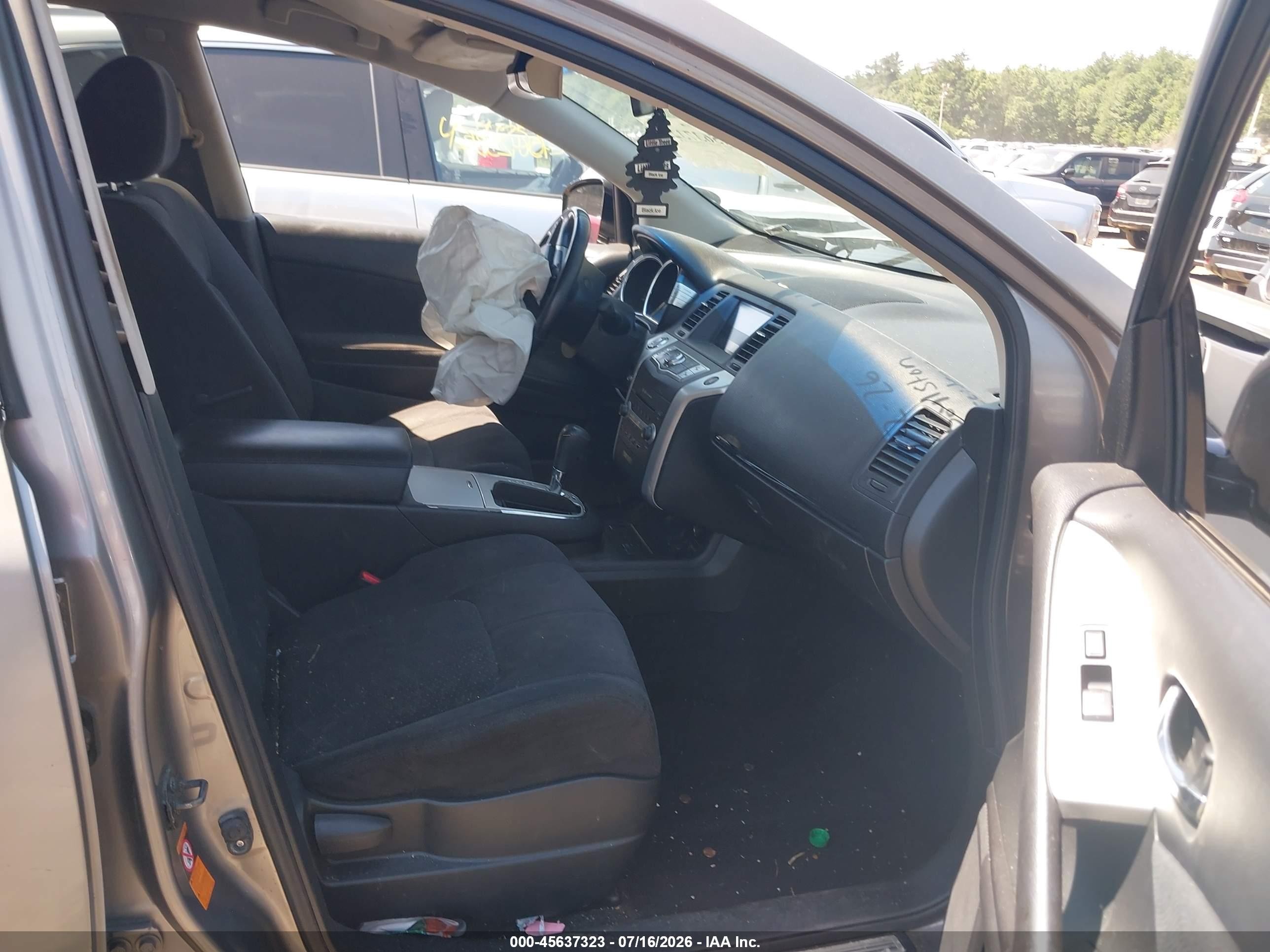 2009 Nissan Murano Sl Gray vin: JN8AZ18W09W125894