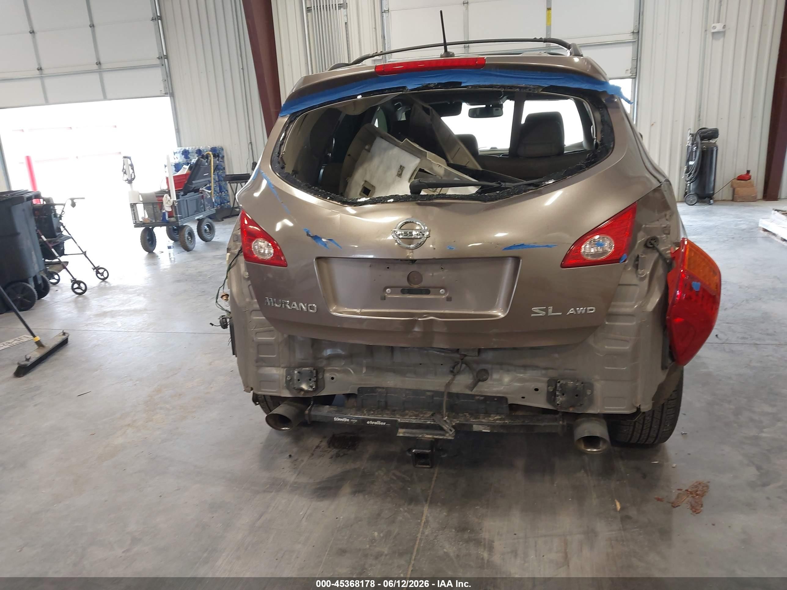2009 Nissan Murano Sl Gold vin: JN8AZ18W09W146809