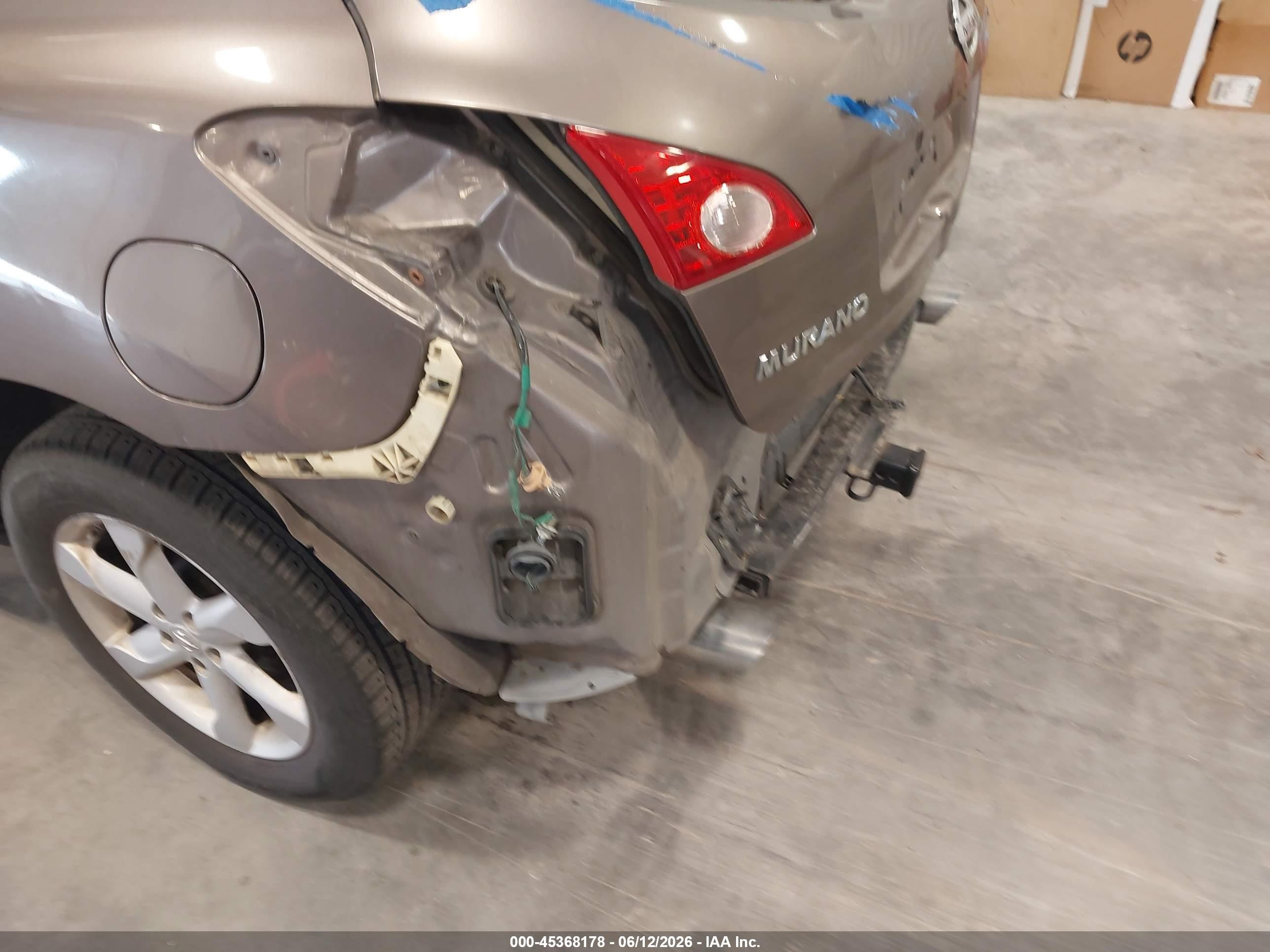 2009 Nissan Murano Sl Gold vin: JN8AZ18W09W146809