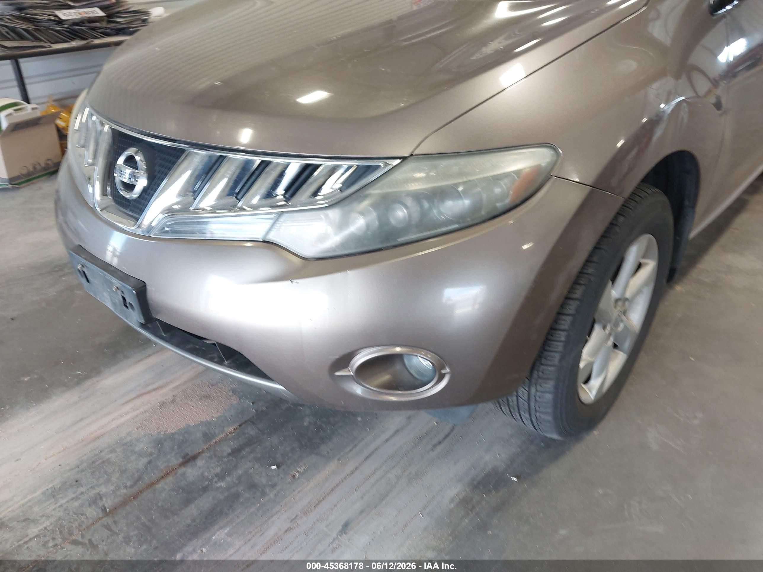 2009 Nissan Murano Sl Gold vin: JN8AZ18W09W146809