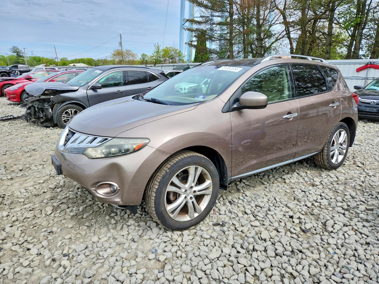 2009 Nissan Murano S Brown vin: JN8AZ18W09W156840