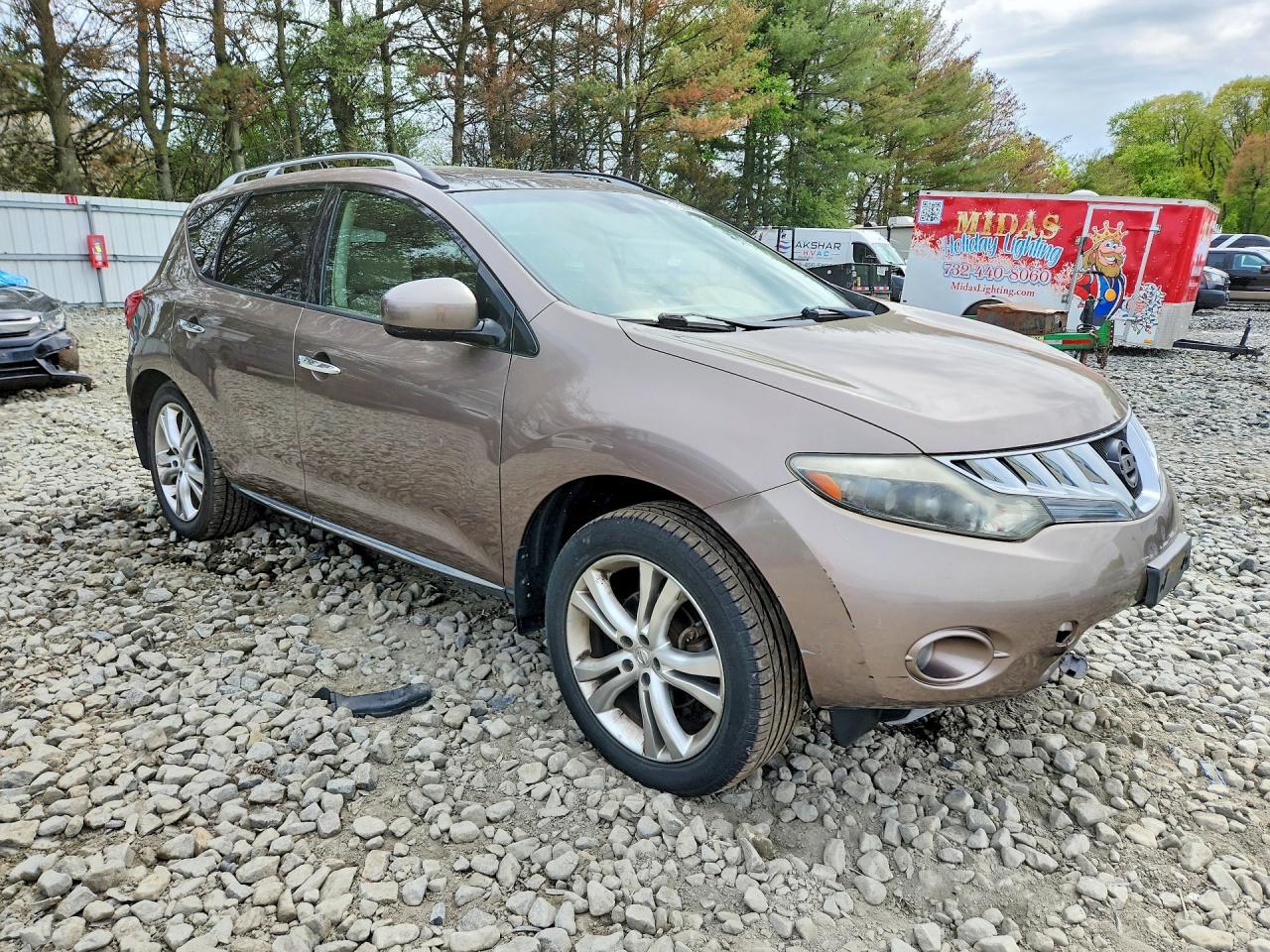 2009 Nissan Murano S Brown vin: JN8AZ18W09W156840