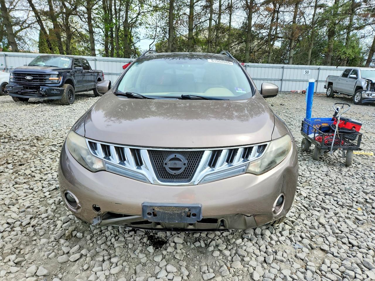 2009 Nissan Murano S Brown vin: JN8AZ18W09W156840