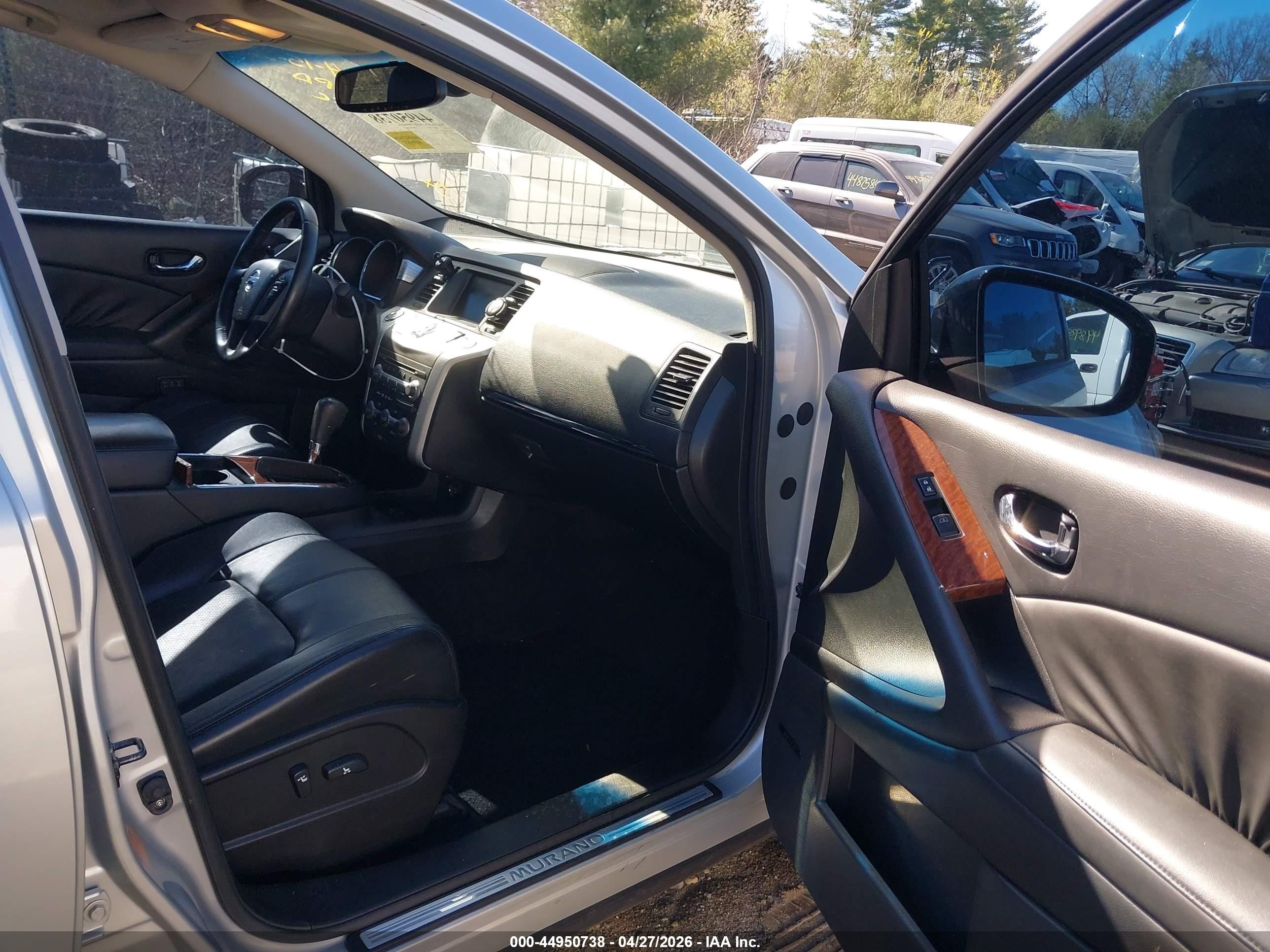 2009 Nissan Murano Le Серебряный vin: JN8AZ18W19W103676