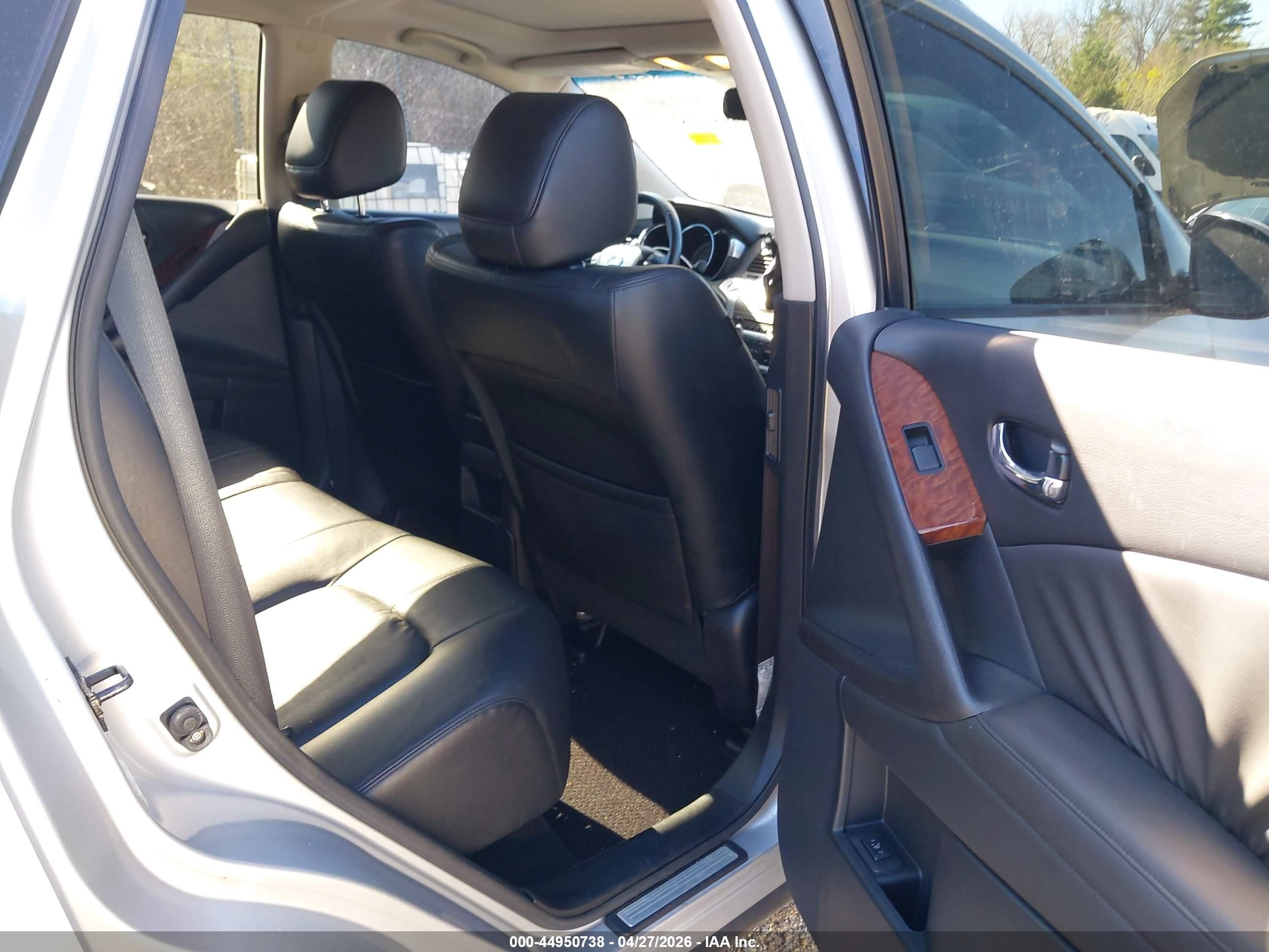 2009 Nissan Murano Le Серебряный vin: JN8AZ18W19W103676