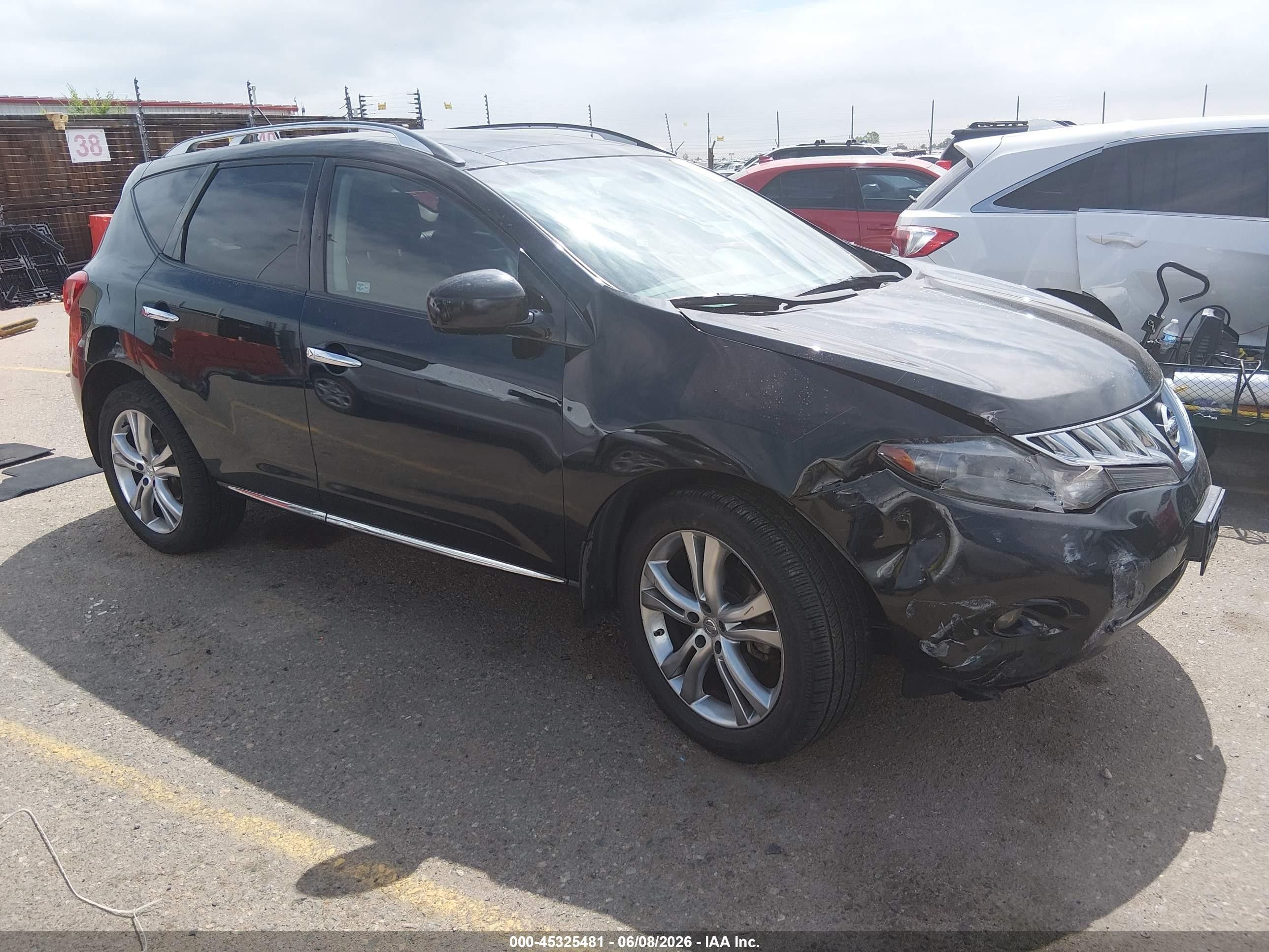 2009 Nissan Murano Le Black vin: JN8AZ18W19W123829