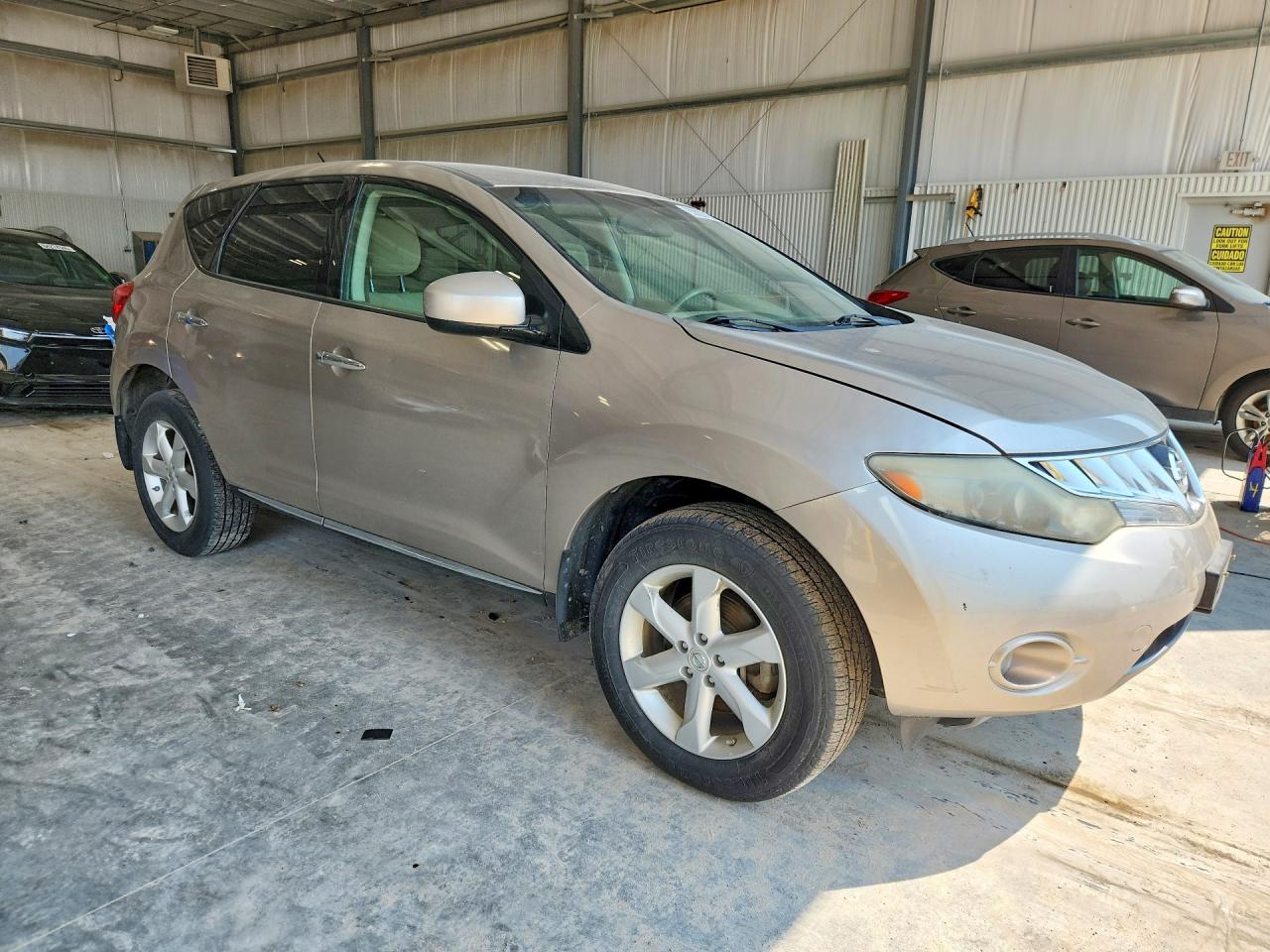 2009 Nissan Murano S Silver vin: JN8AZ18W19W124012
