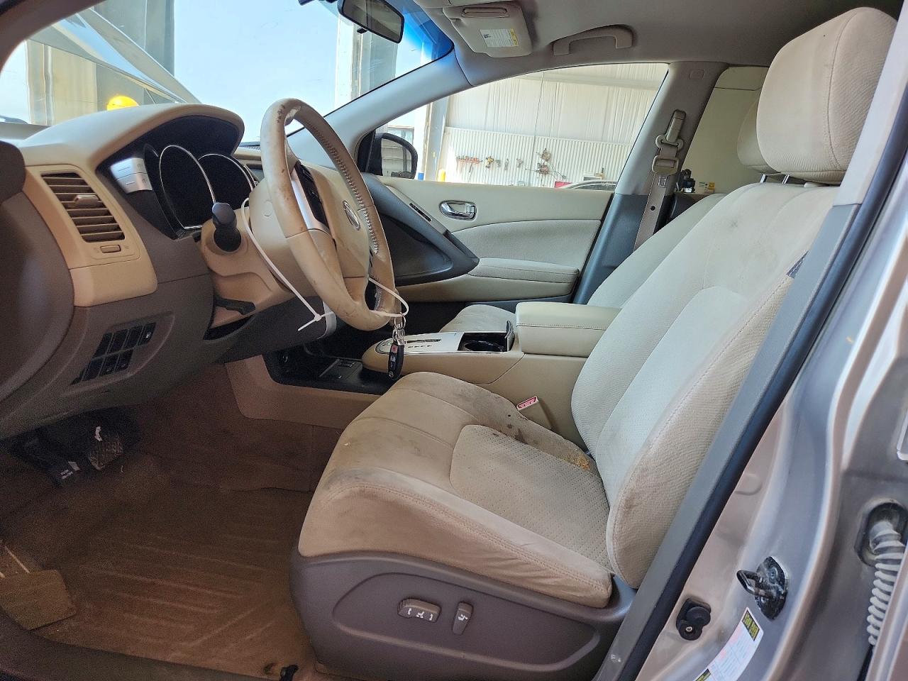 2009 Nissan Murano S Silver vin: JN8AZ18W19W124012