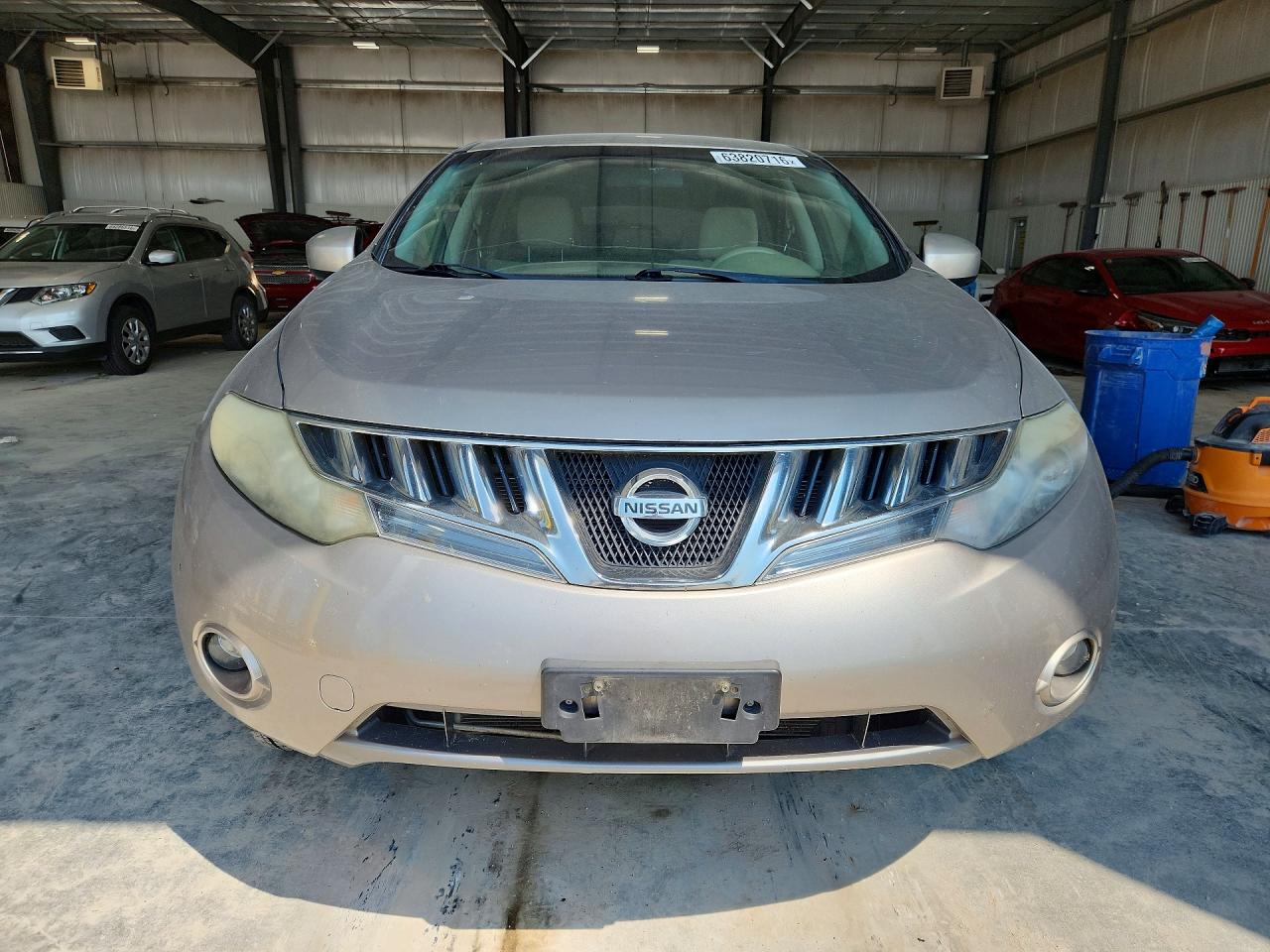 2009 Nissan Murano S Silver vin: JN8AZ18W19W124012