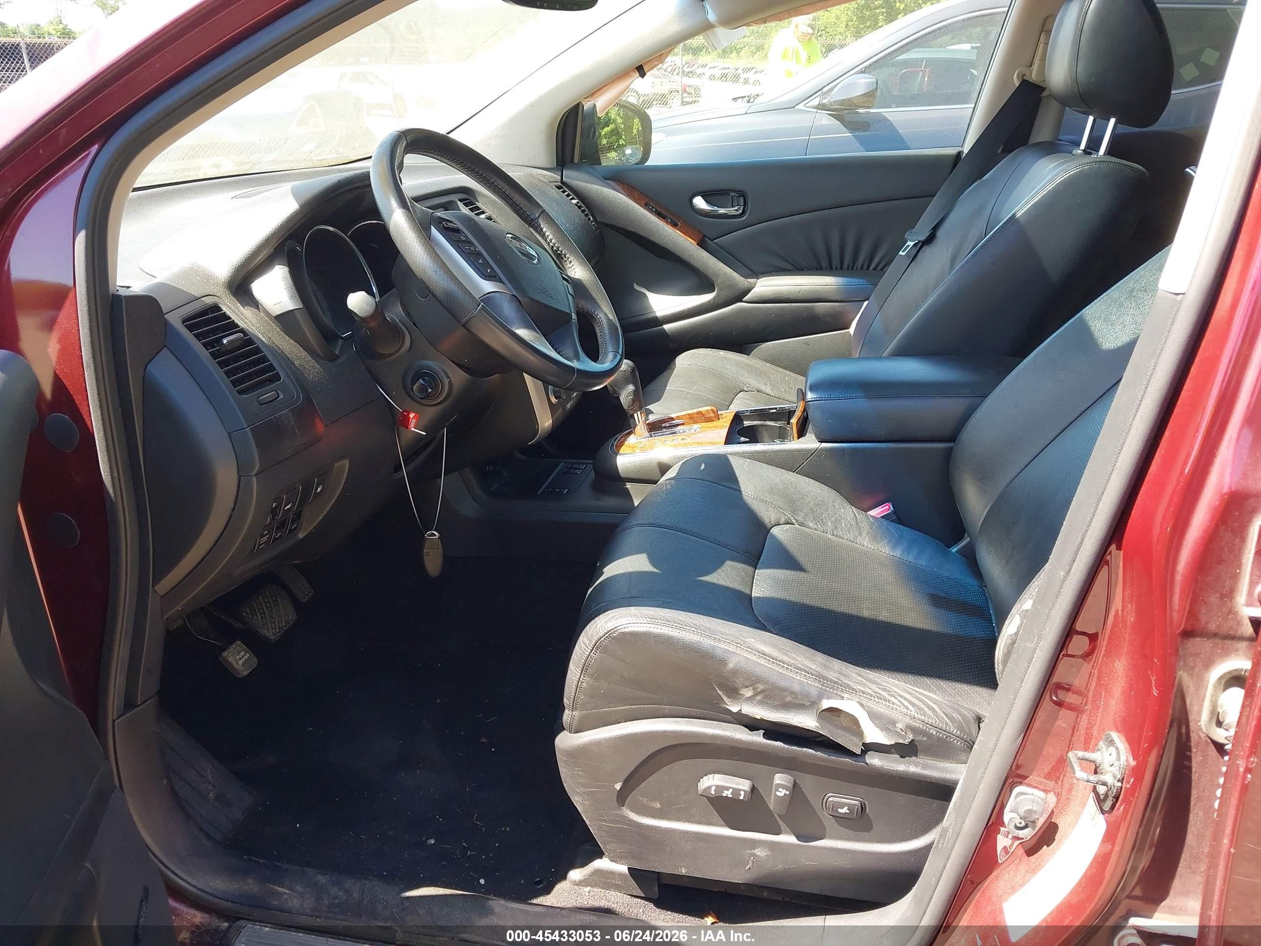 2009 Nissan Murano Le Red vin: JN8AZ18W19W147998